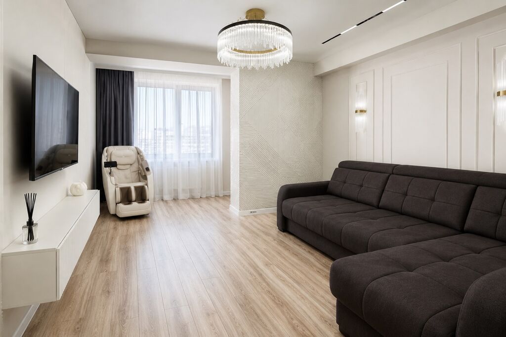 2 комнаты, 76 м², Асанбай мкр Элитка, 13 этаж, Дизайнерский ремонт: фото 7
