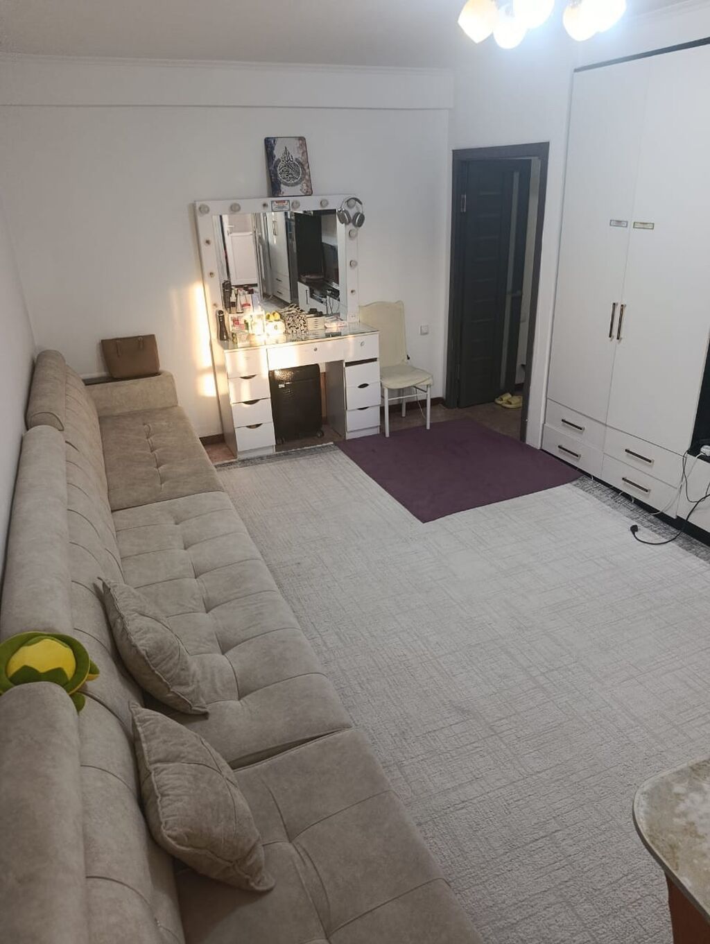 1 комната, 48 м², Тунгуч мкр Индивидуалка, 6 этаж, Косметический ремонт: фото 3