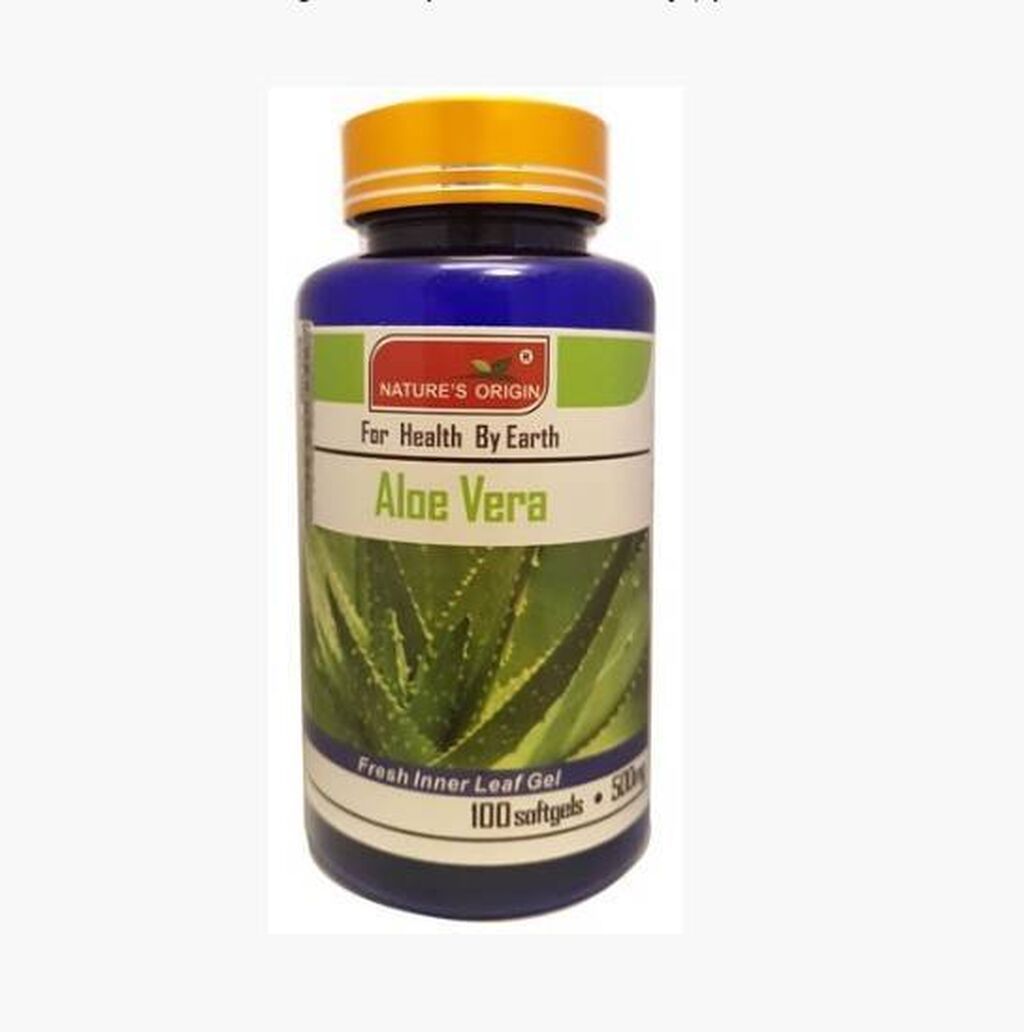 NATURE'S ORIGIN АЛОЭ ВЕРА / ALOE VERA 100 КАПСУЛ Действие и полезные