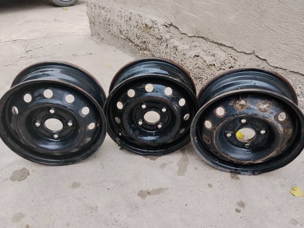 Продаются стальные автомобильные диски R14. Характеристики по: фото 2