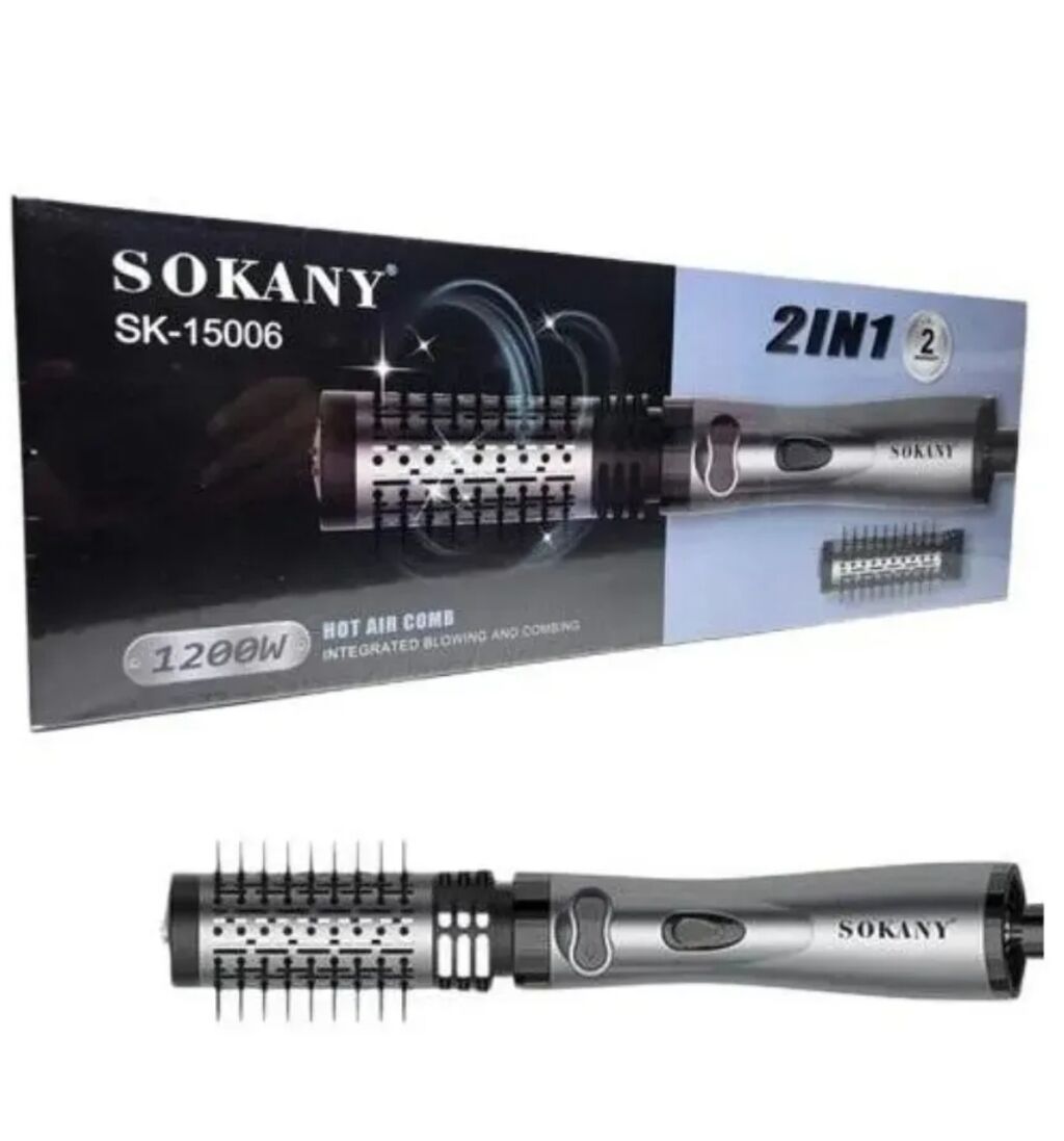 1500 сом! Новая расческа-фен для волос SOKANY SK-15006 (2-в-1) -: фото 2