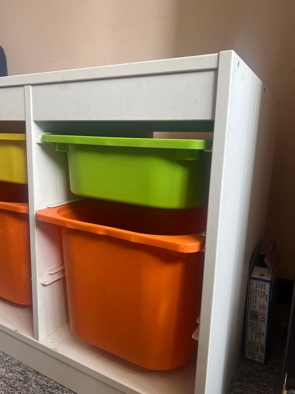 Стеллаж IKEA для игрушек с ящиками: фото 2