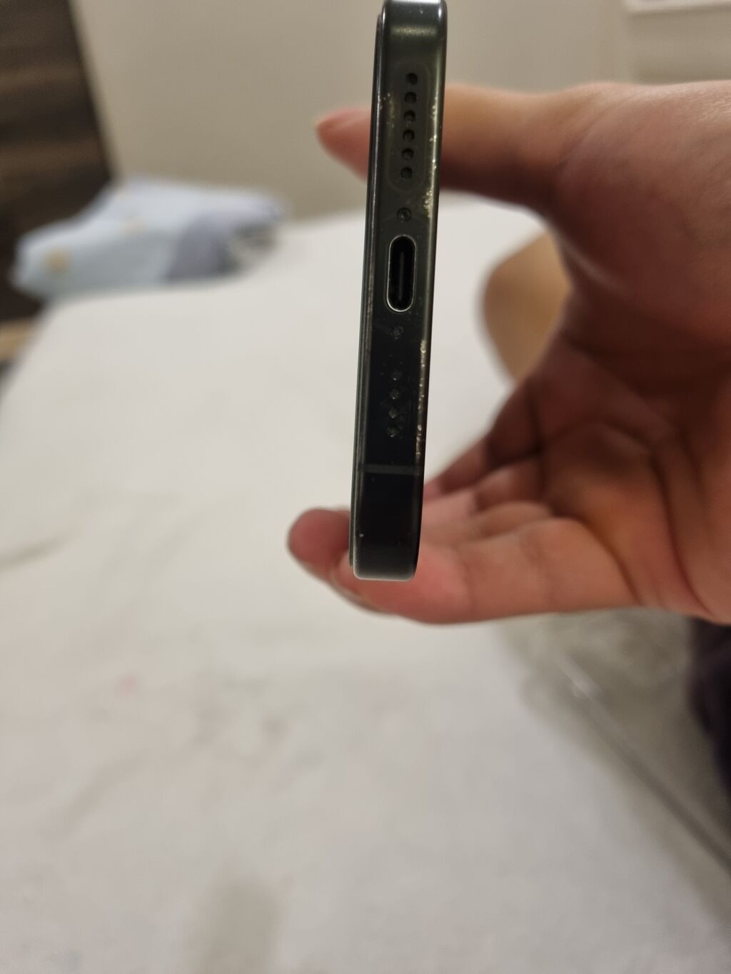 IPhone 16 Pro Max, Б/у, 256 ГБ, Black Titanium, Защитное стекло, Чехол, Кабель, 90 % — фото 4