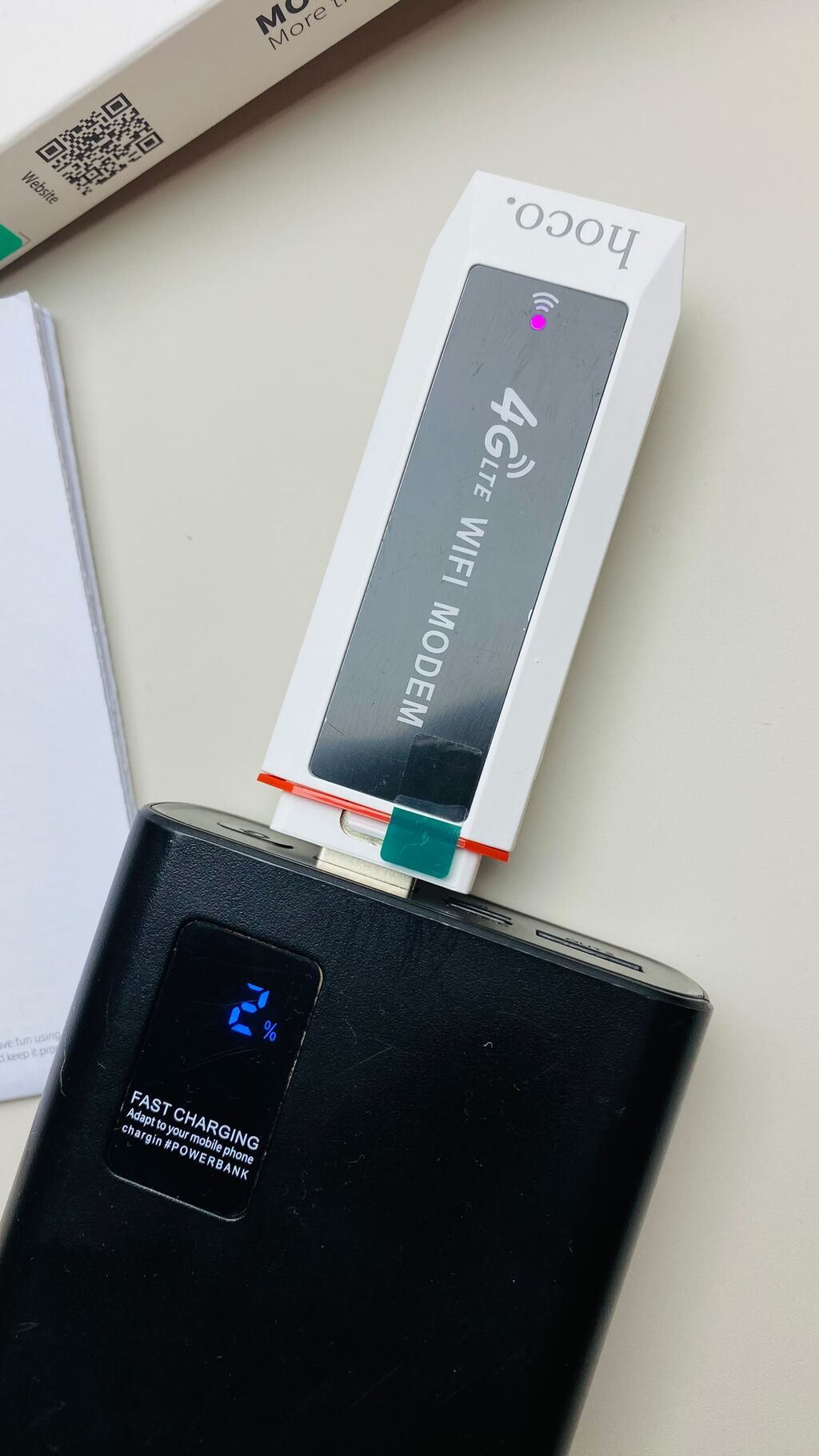 HOCO HI43 Portable Wi-Fi 6 4G LTE USB модем Оставайтесь на связи в: фото 4