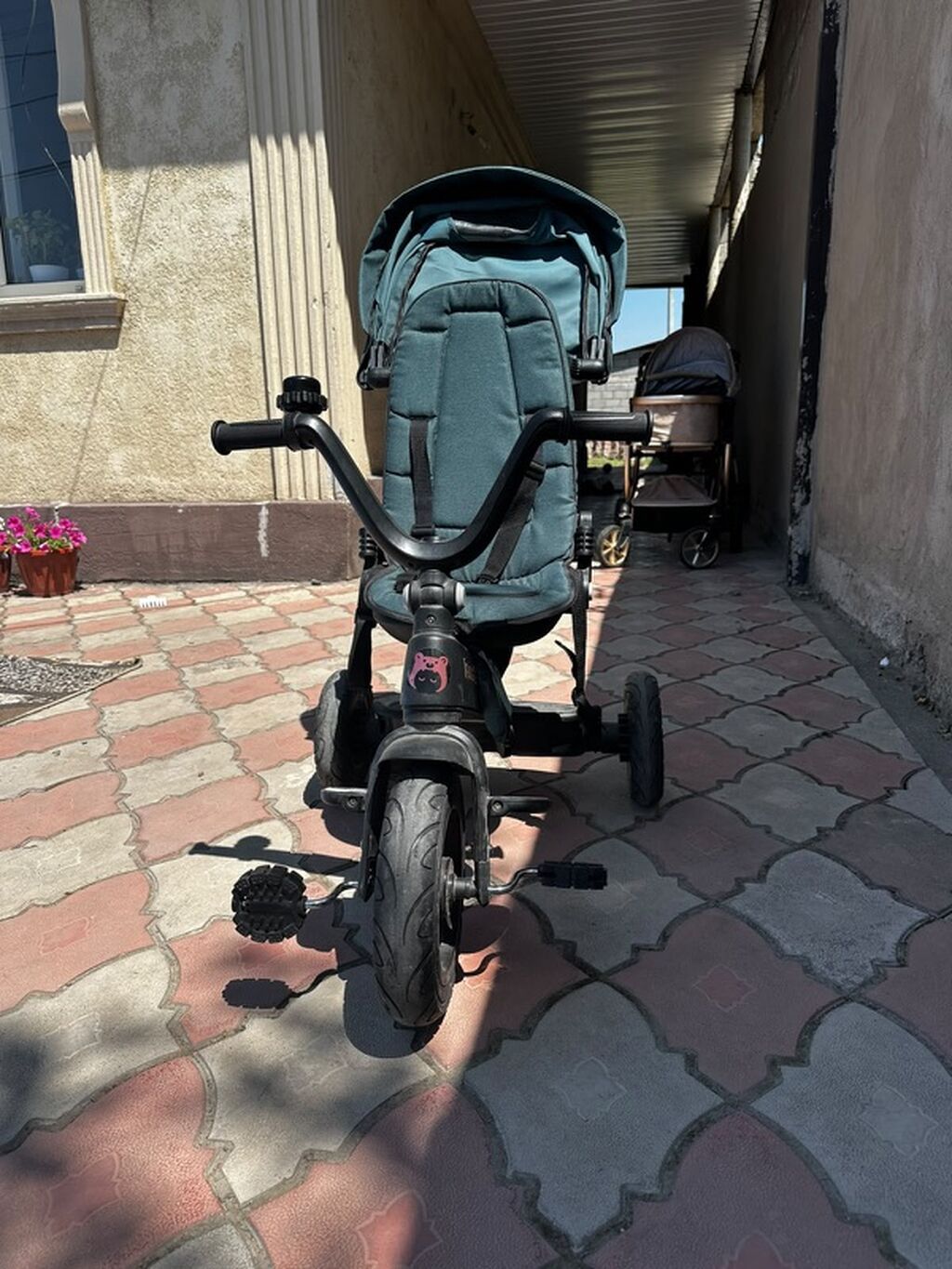 Продается детский велотрехколесо-коляска INING BABY в хорошем: фото 3