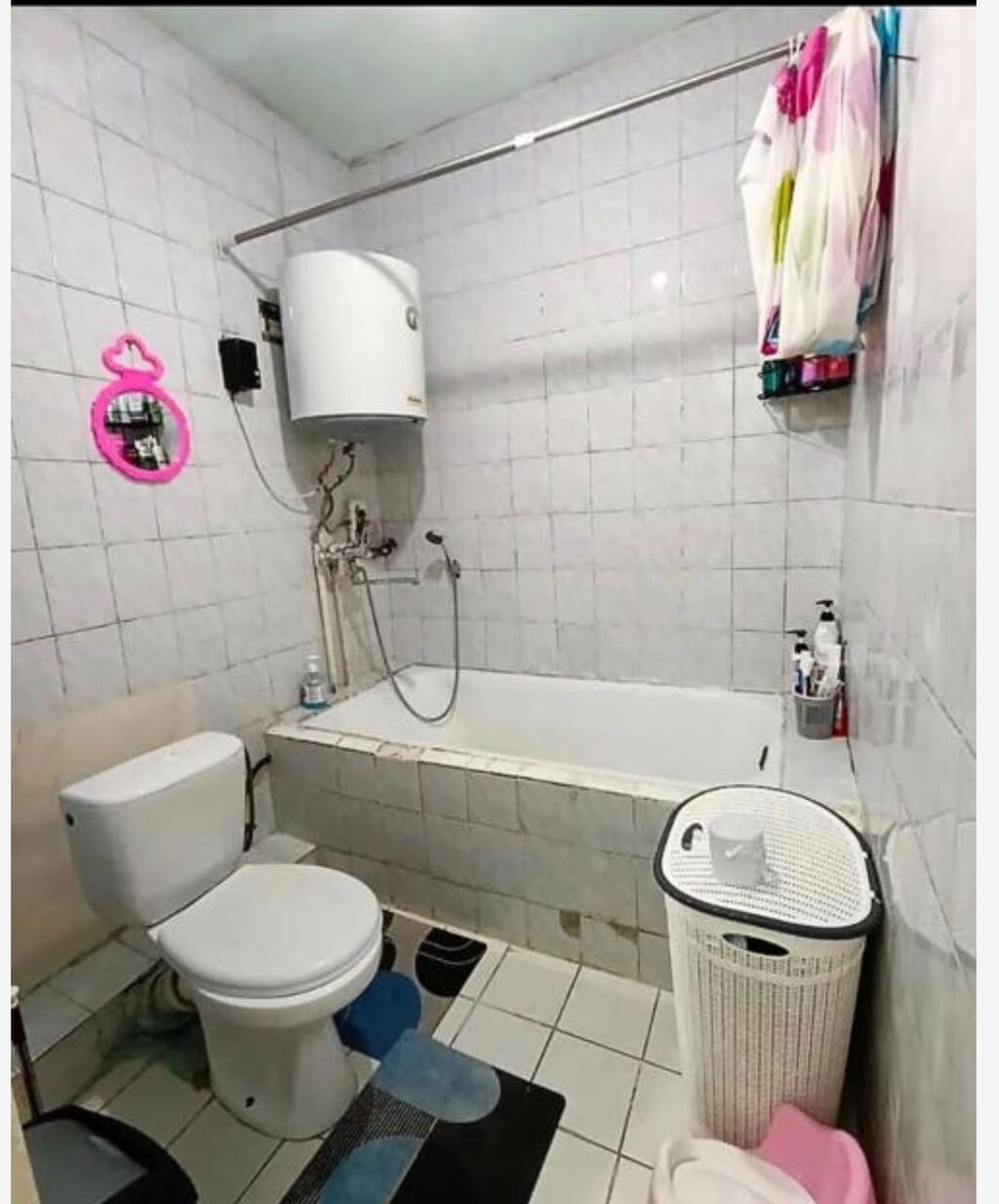 1 комната, 40 м², Аламедин-1 мкр 105 серия, 8 этаж, Старый ремонт: фото 5