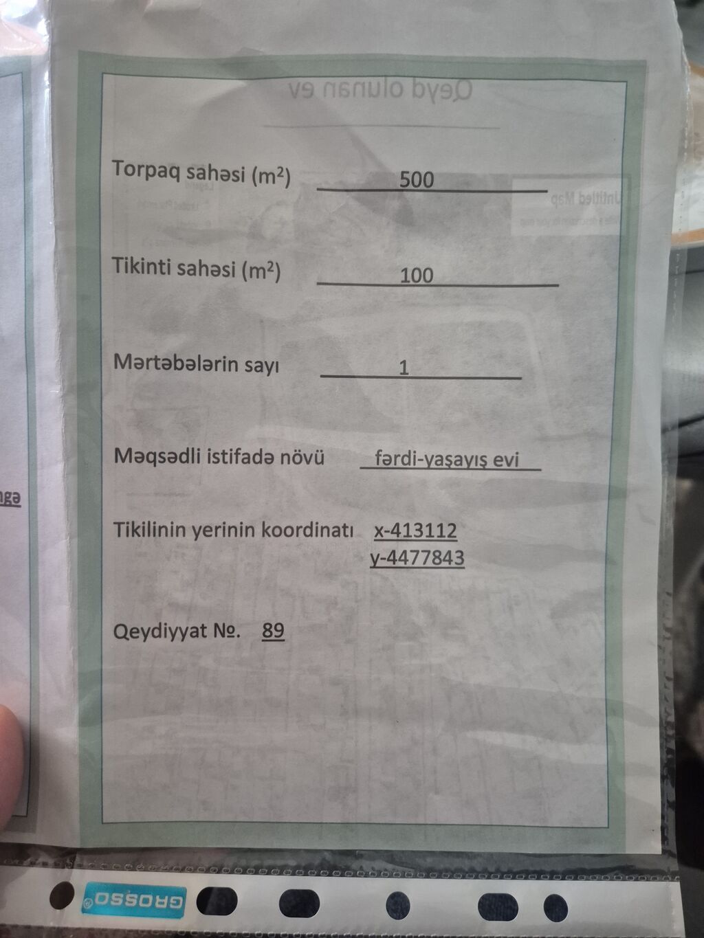 Yeni ramanada əsas yola 5 dəyqəlik məsafədə yerləşir.Şəxsi