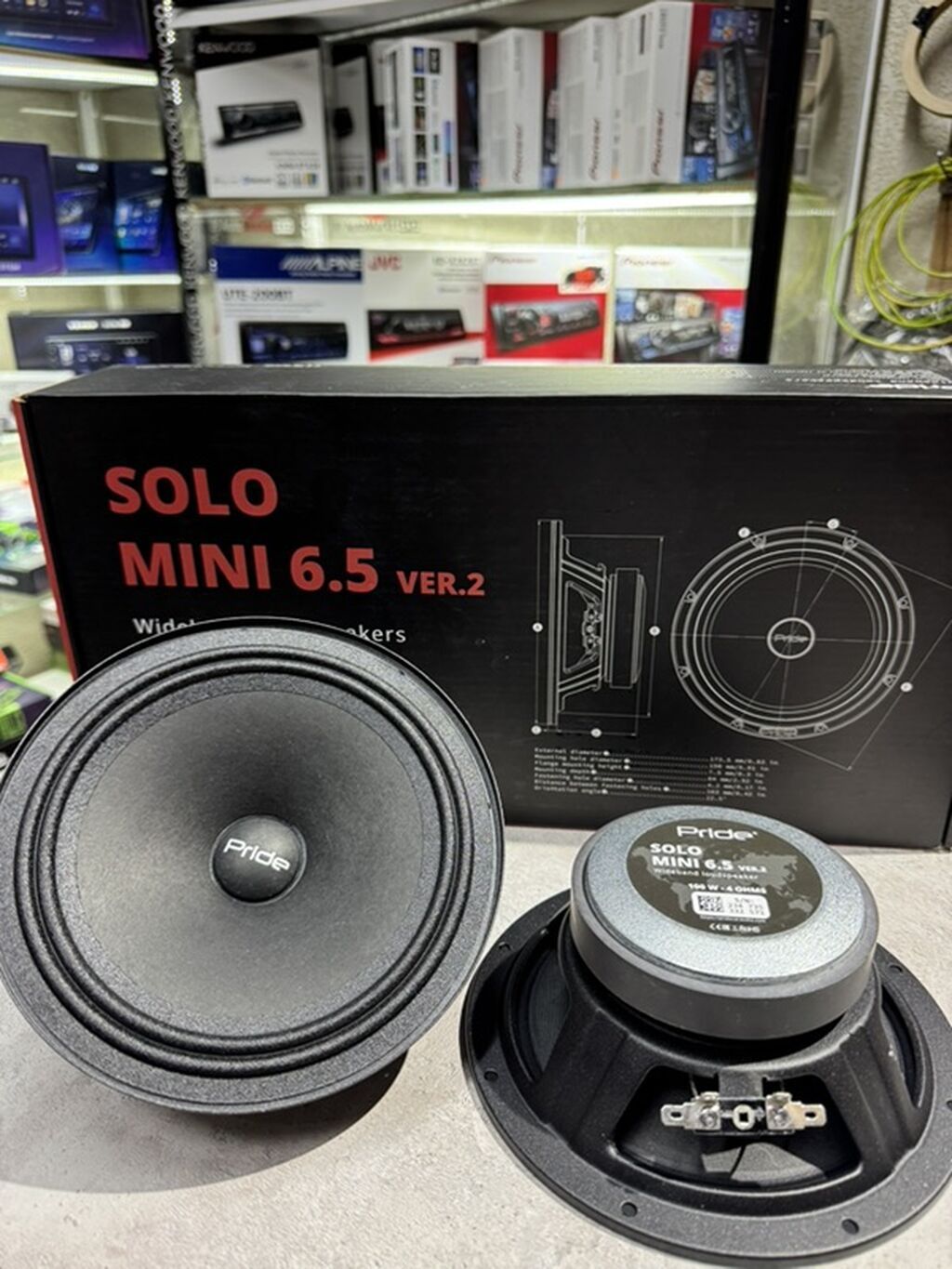 Широкополосные динамики Pride Solo Mini 6.5 Ver.2 - Диаметр: 6.5": фото 5