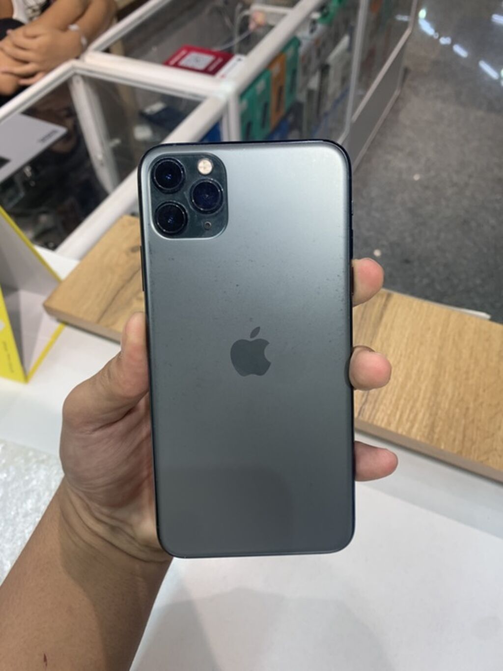 iPhone 11 Pro 256GB Цвет: Midnight Green АКБ 100% Face ID: фото 1