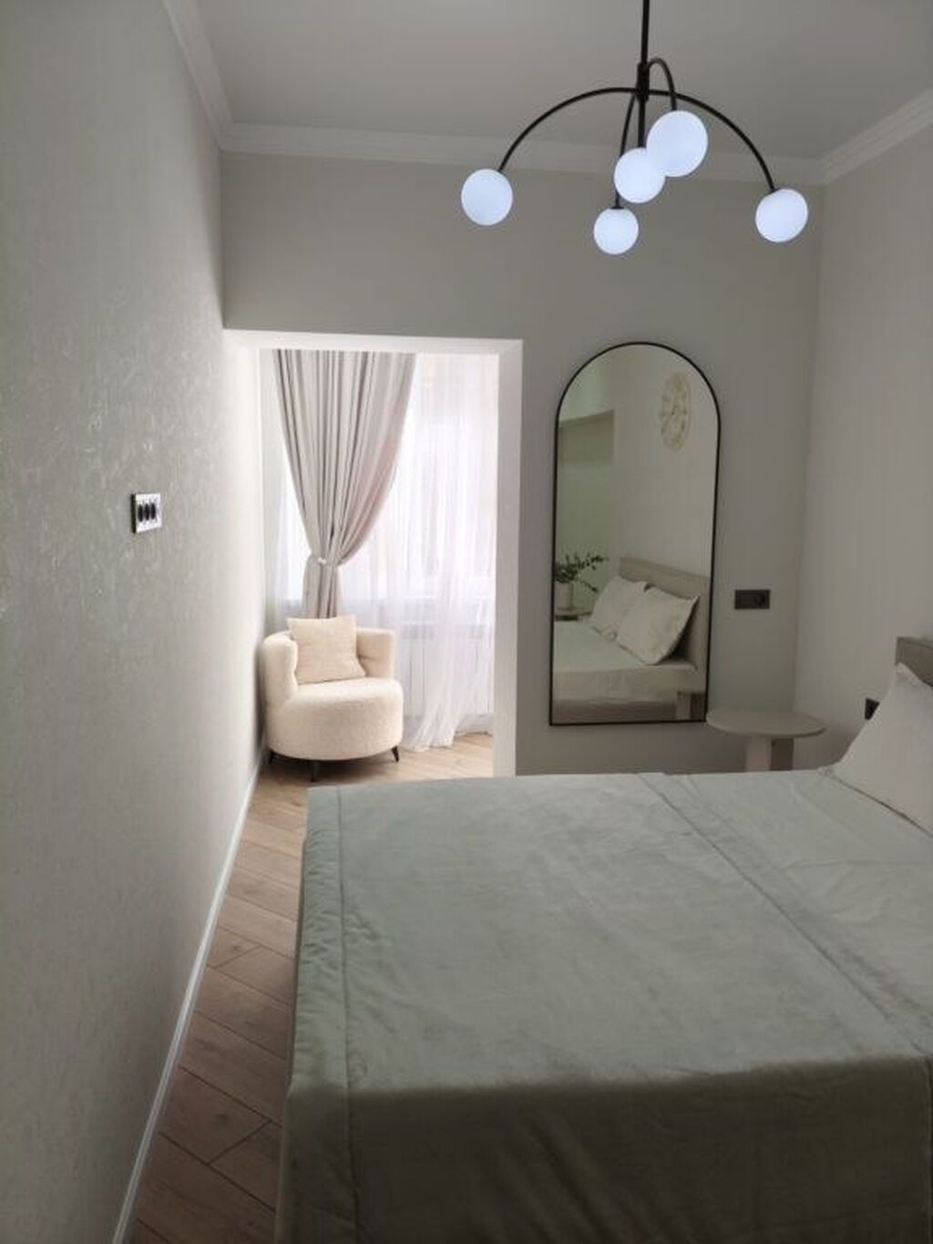 2 комнаты, 76 м², Асанбай мкр Элитка, 5 этаж, Дизайнерский ремонт: фото 4