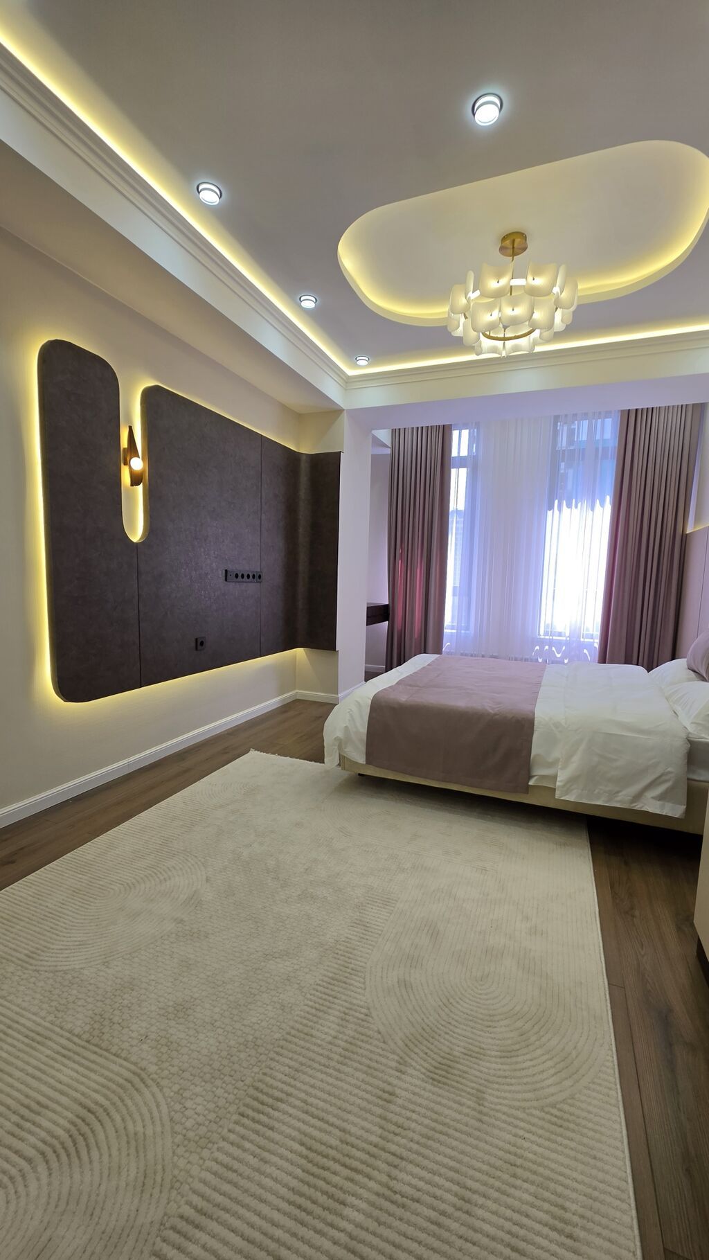2 комнаты, 48 м², Асанбай мкр Элитка, 13 этаж, Дизайнерский ремонт: фото 8