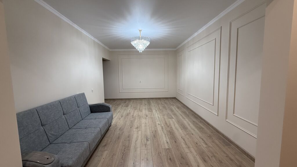 1 комната, 45 м², Киргизия 1 105 серия, 6 этаж, Дизайнерский ремонт: фото 2