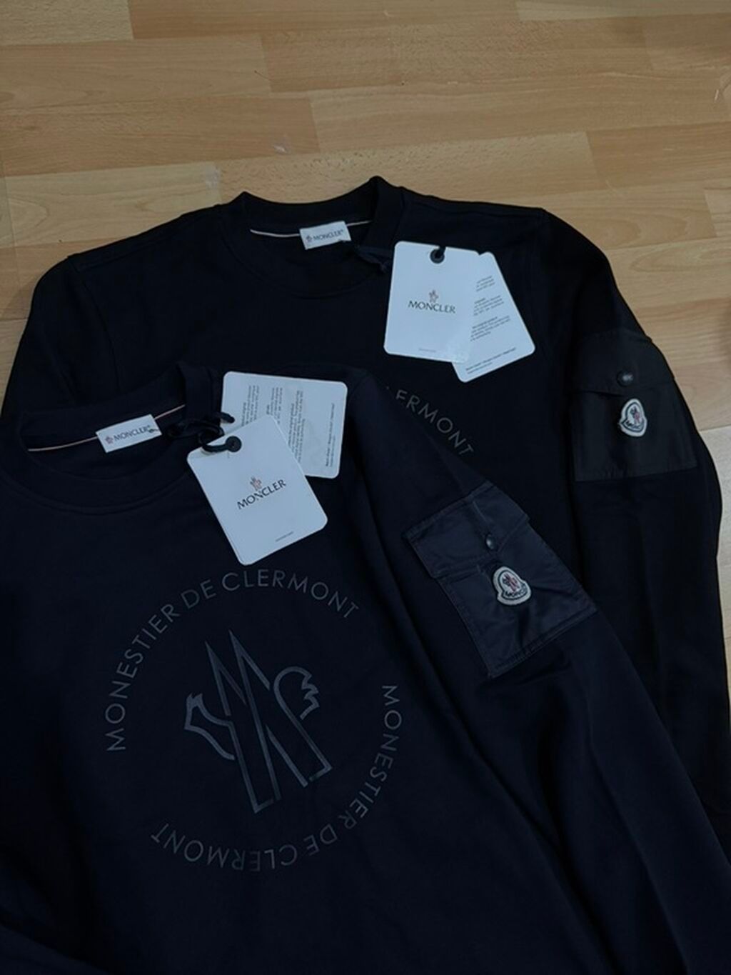 Мужская толстовка, S, M, L, Moncler, Новый, цвет - Черный, Самовывоз: фото 2