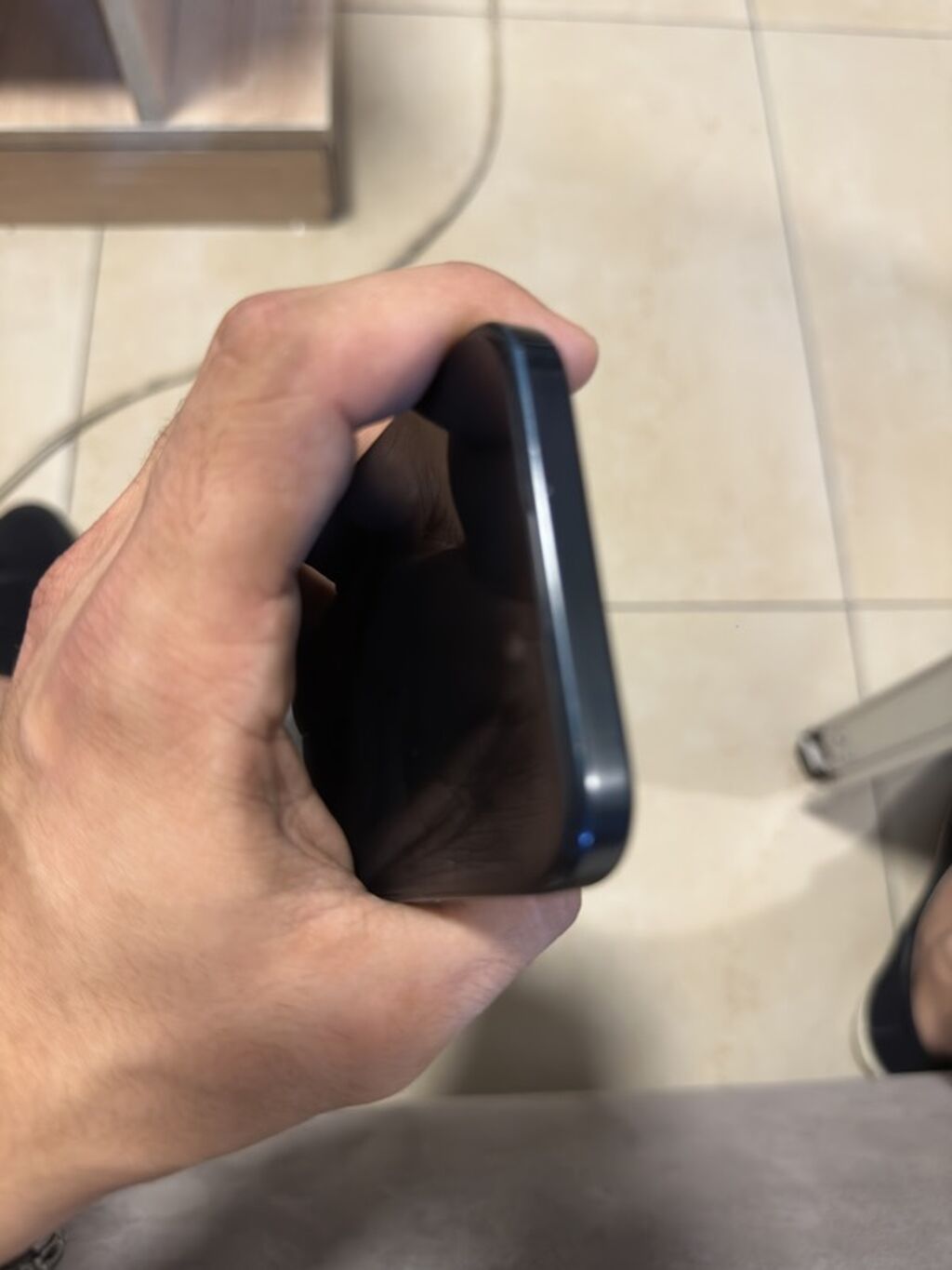 IPhone 16, 128 GB, Black Titanium, Simsiz şarj, Face ID