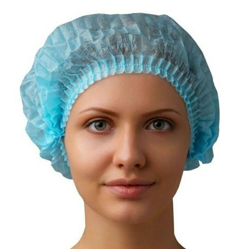 колпак медицинский одноразовый. шапочка хирургическая одноразовая. 18, белая, кх "гекса"). чепчик одноразовый. чепчик одноразовый.