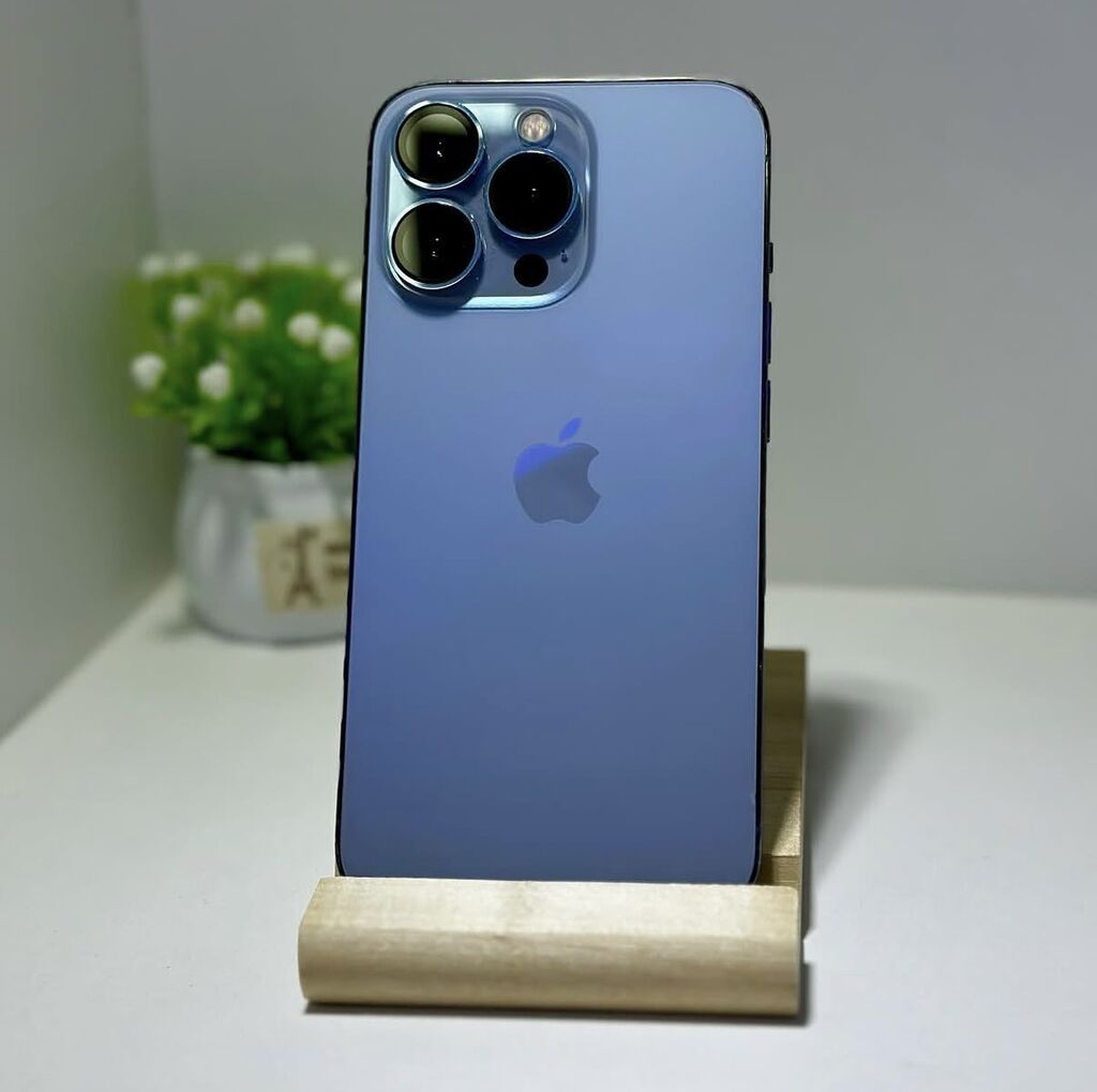 IPhone 13 Pro, Б/у, 512 ГБ, Pacific Blue, Чехол, 93 %: фото 2