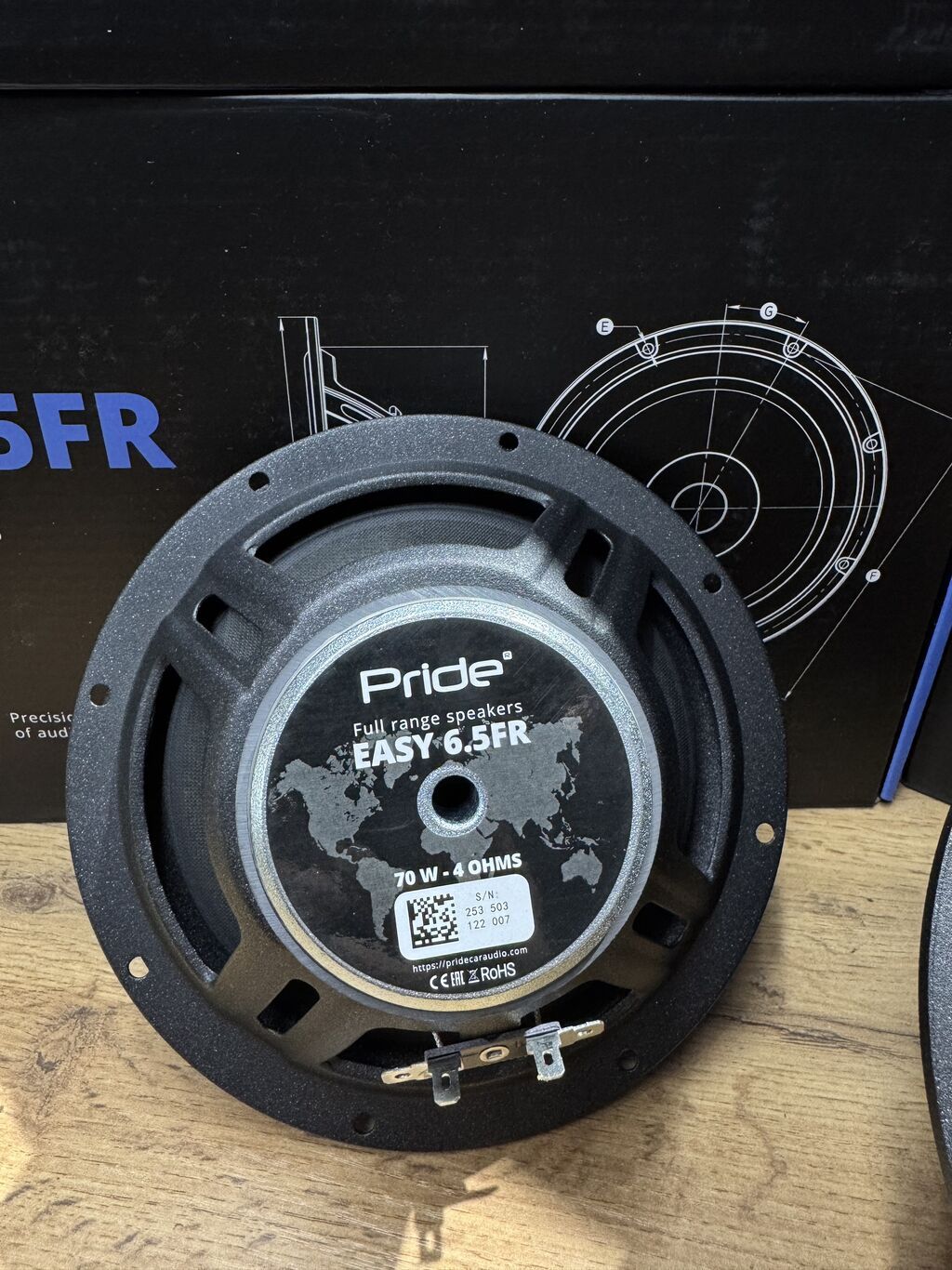 Широкополосные динамики Pride Easy 6.5FR PRIDE EASY FR ( FULL RANGE): фото 4