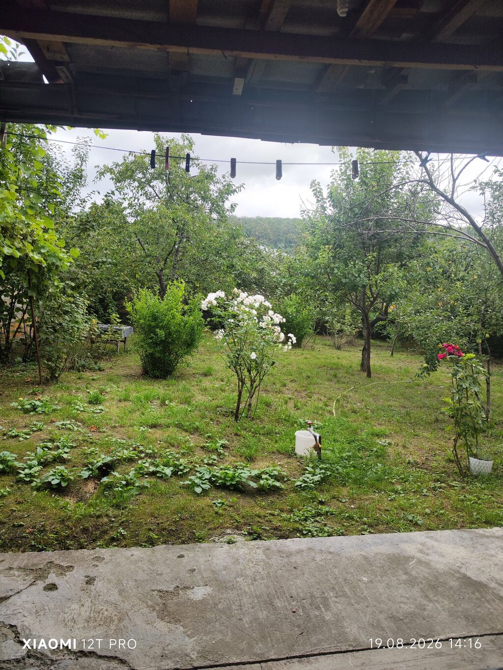 Qusar şəhərində, Xıdır restoranı ilə üzbəüz yerləşən iki mərtəbəli ev