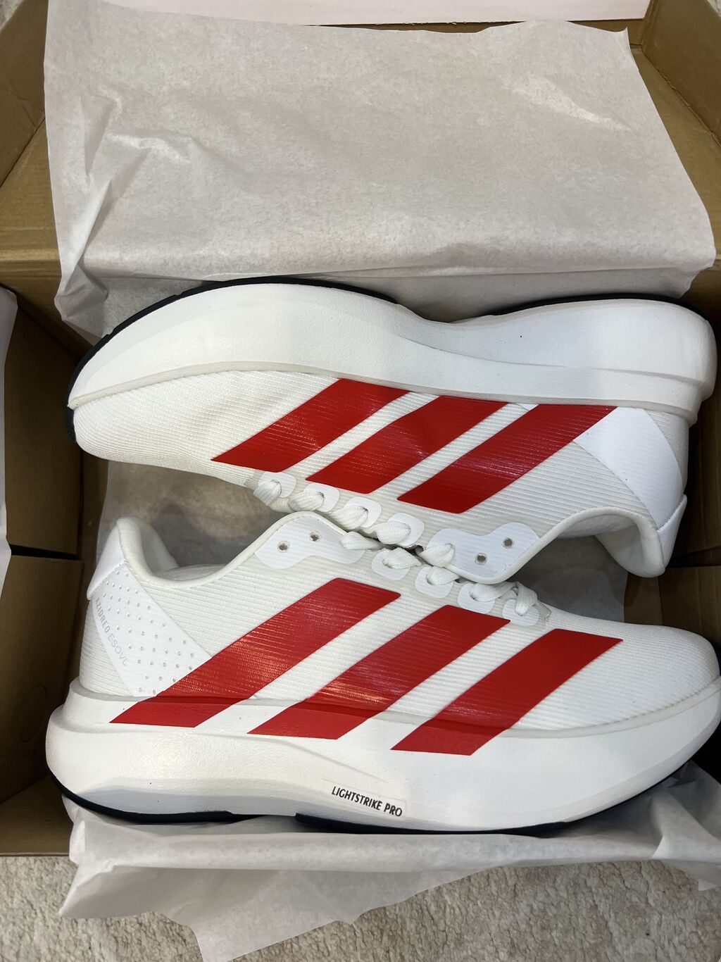 Мужские кроссовки, 42, 43, Adidas, Новый, цвет - Белый, Самовывоз, Платная доставка: фото 2