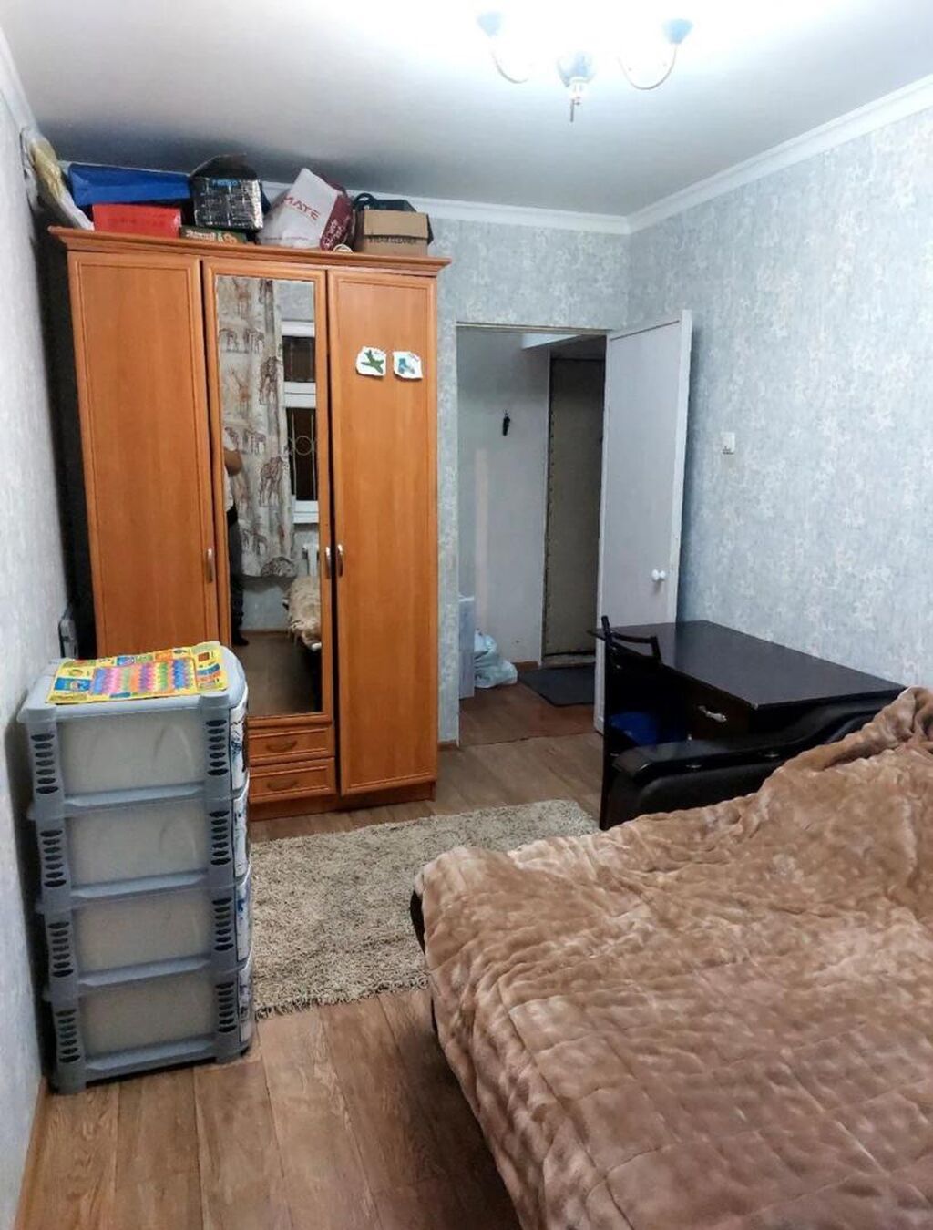 2 комнаты, 43 м², 6 мкр 104 серия, 1 этаж, Старый ремонт: фото 2