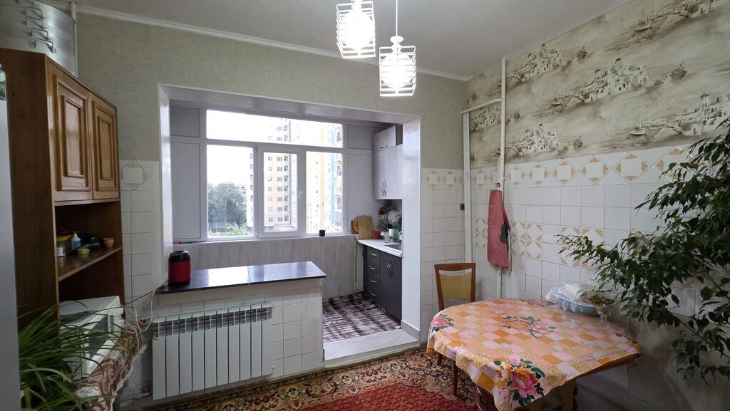 2 комнаты, 62 м², Аламедин-1 мкр 106 серия, 5 этаж, Косметический ремонт: фото 5