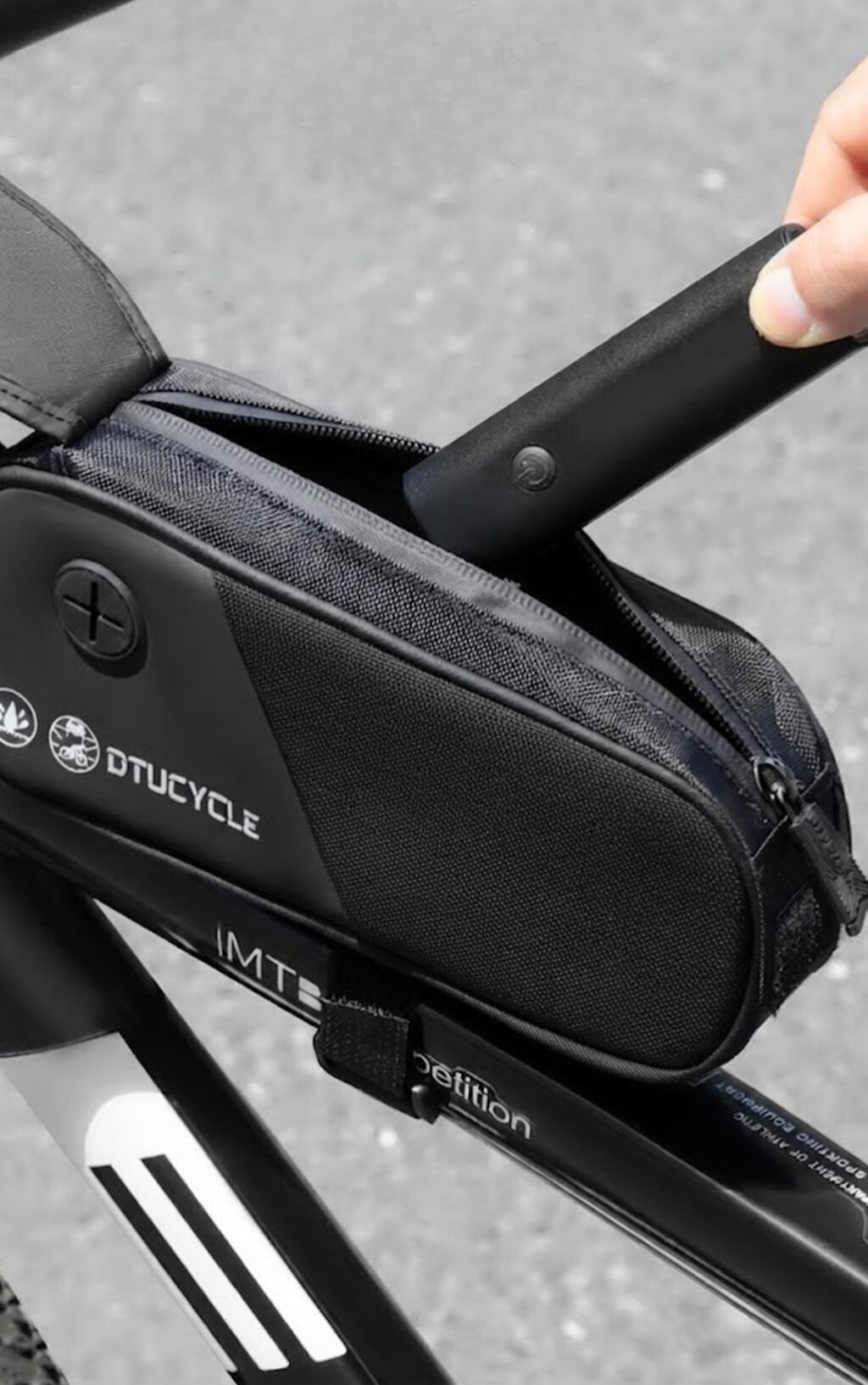 Сумка на раму DTUCYCLE: 1л, Водонепроницаемая,Новая Забудьте о: фото 2