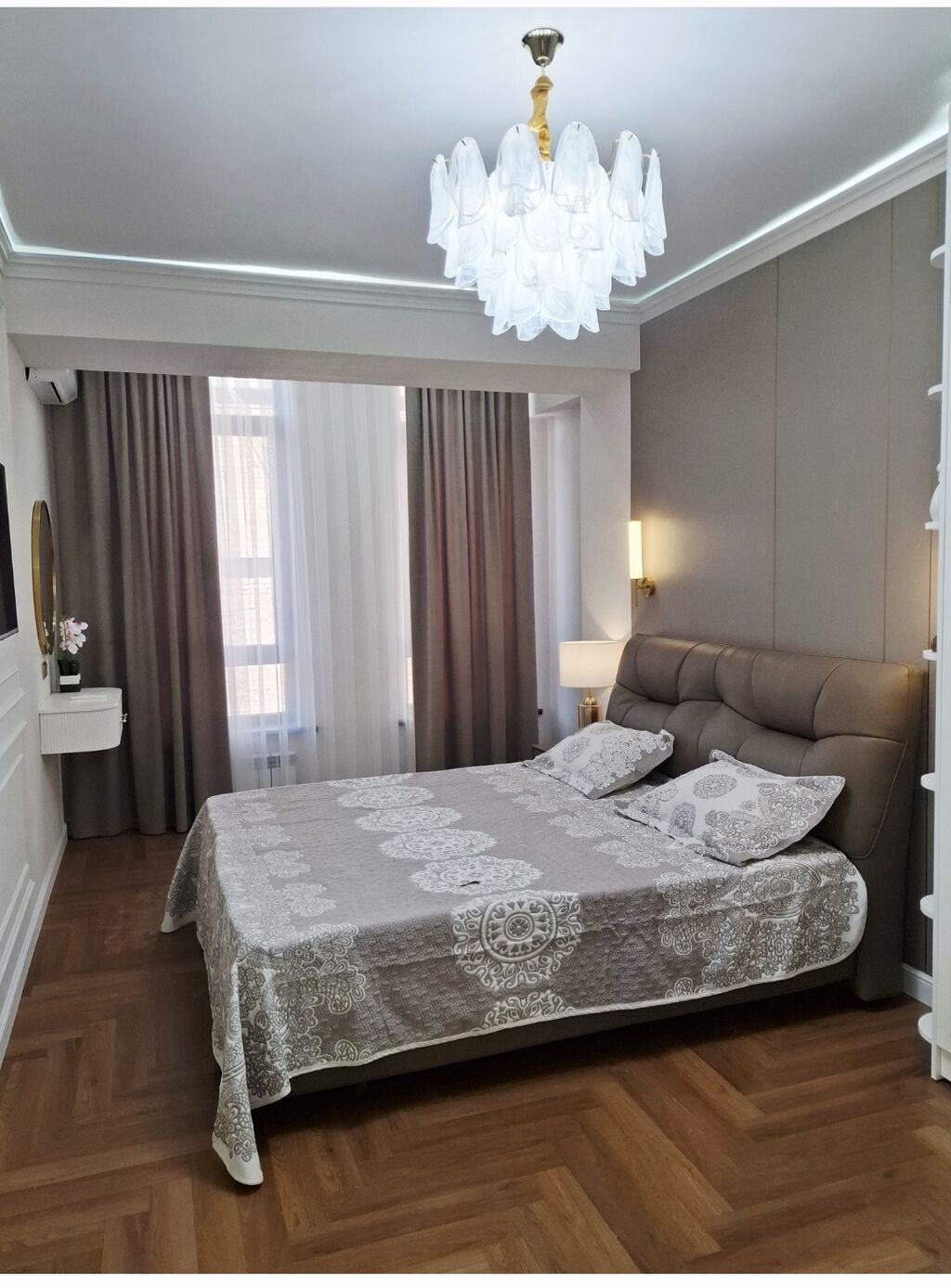 3 комнаты, 105 м², Асанбай мкр Элитка, 9 этаж, Свежий ремонт: фото 7