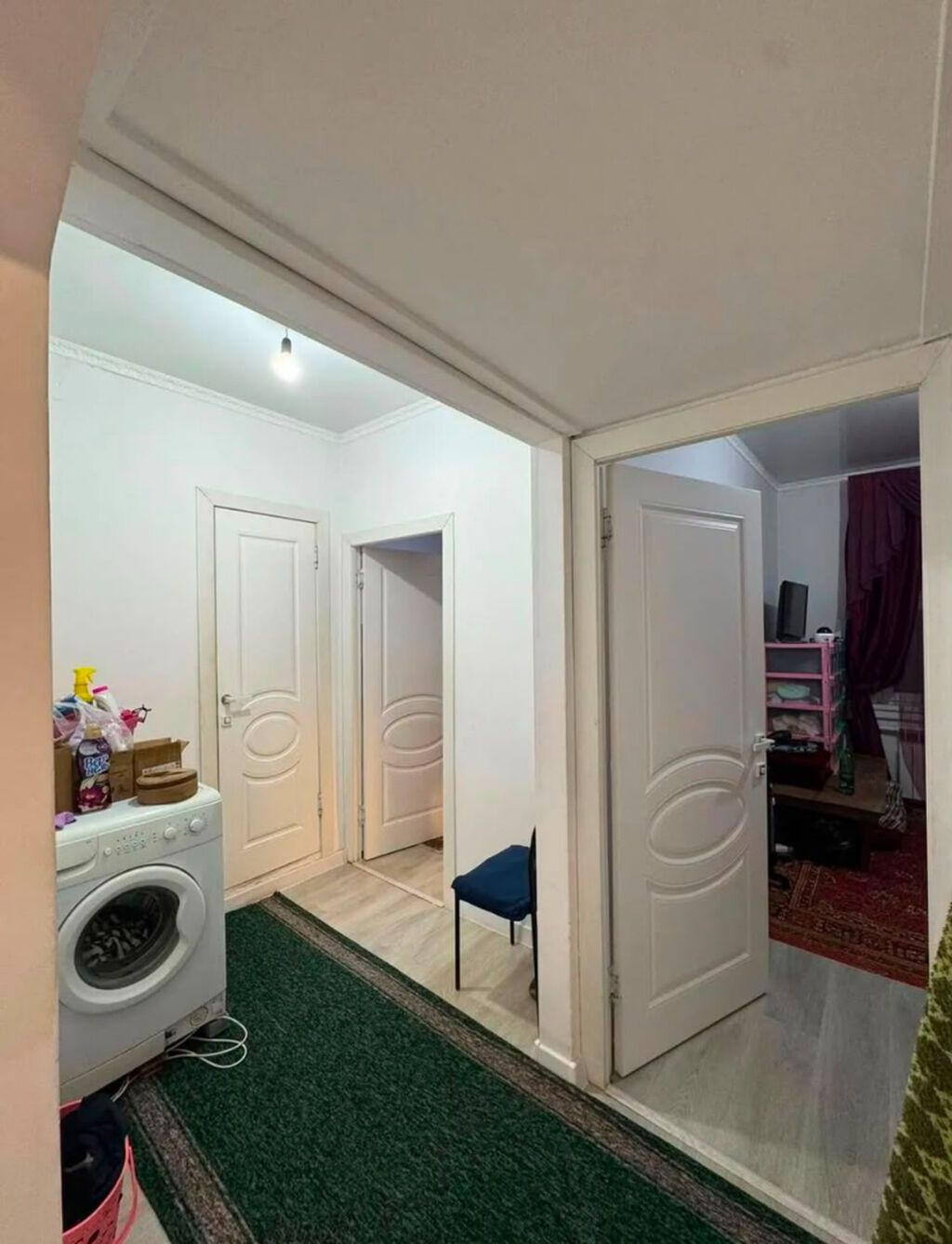 3 комнаты, 70 м², Джал мкр (в т.ч. Верхний, Нижний, Средний) 106 серия, 9 этаж, Свежий ремонт: фото 4