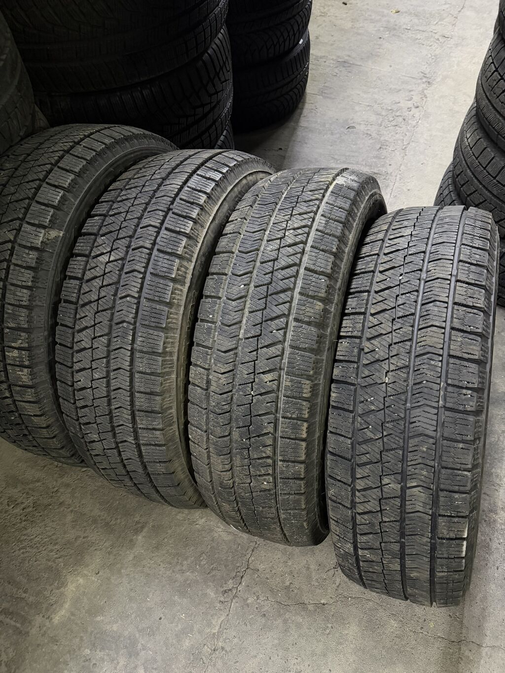 Шины 205 / 65 / R 16, Зима, Б/у, Комплект, Легковые, Япония, Bridgestone: фото 3