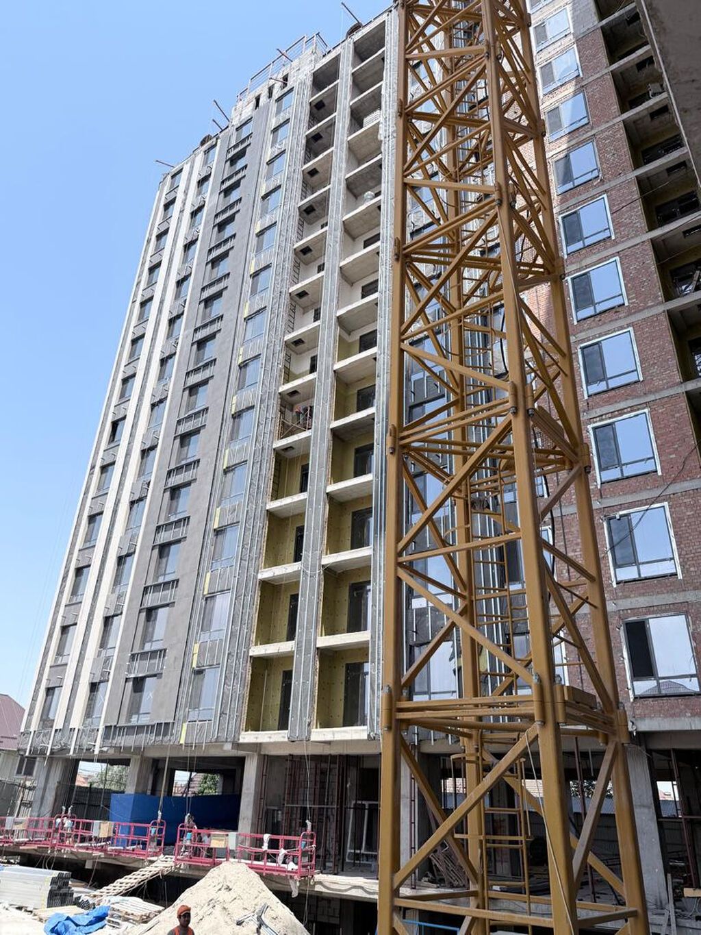 3 комнаты, 123 м², Ала-Арча ТРЦ Элитка, 11 этаж, ПСО (под самоотделку): фото 2