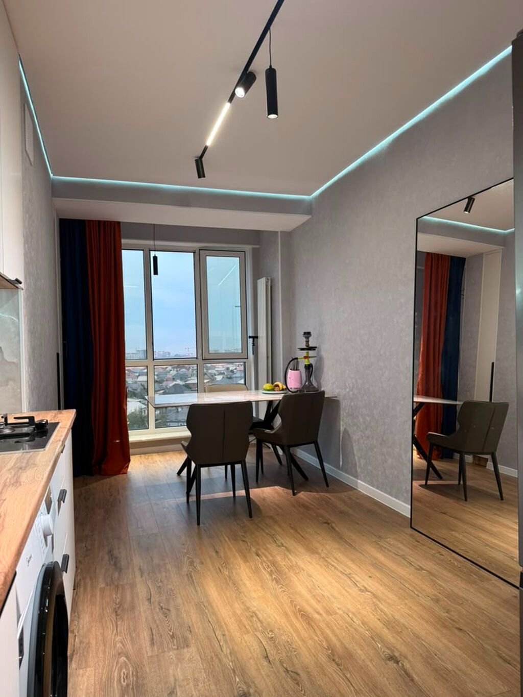2 комнаты, 62 м², Кок-Жар ж/м Элитка, 9 этаж, Дизайнерский ремонт: фото 5