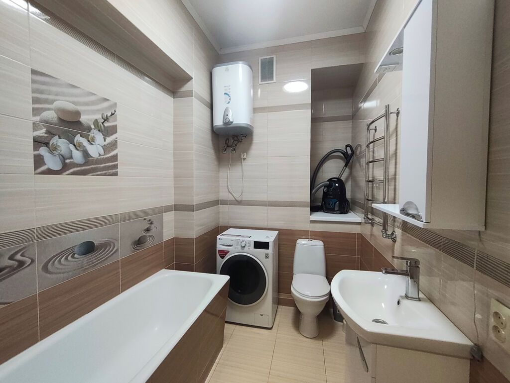 2 комнаты, 58 м², ул. Московская / Турусбекова Элитка, 3 этаж, Евроремонт: фото 5