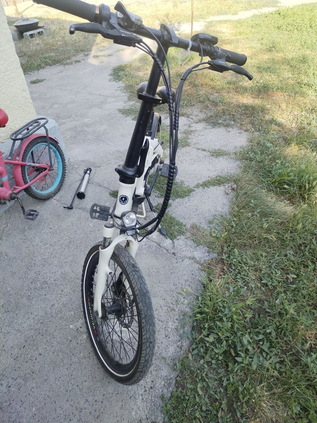Складной городской велосипед 20" - Компактная складная рама: быстрый: фото 2