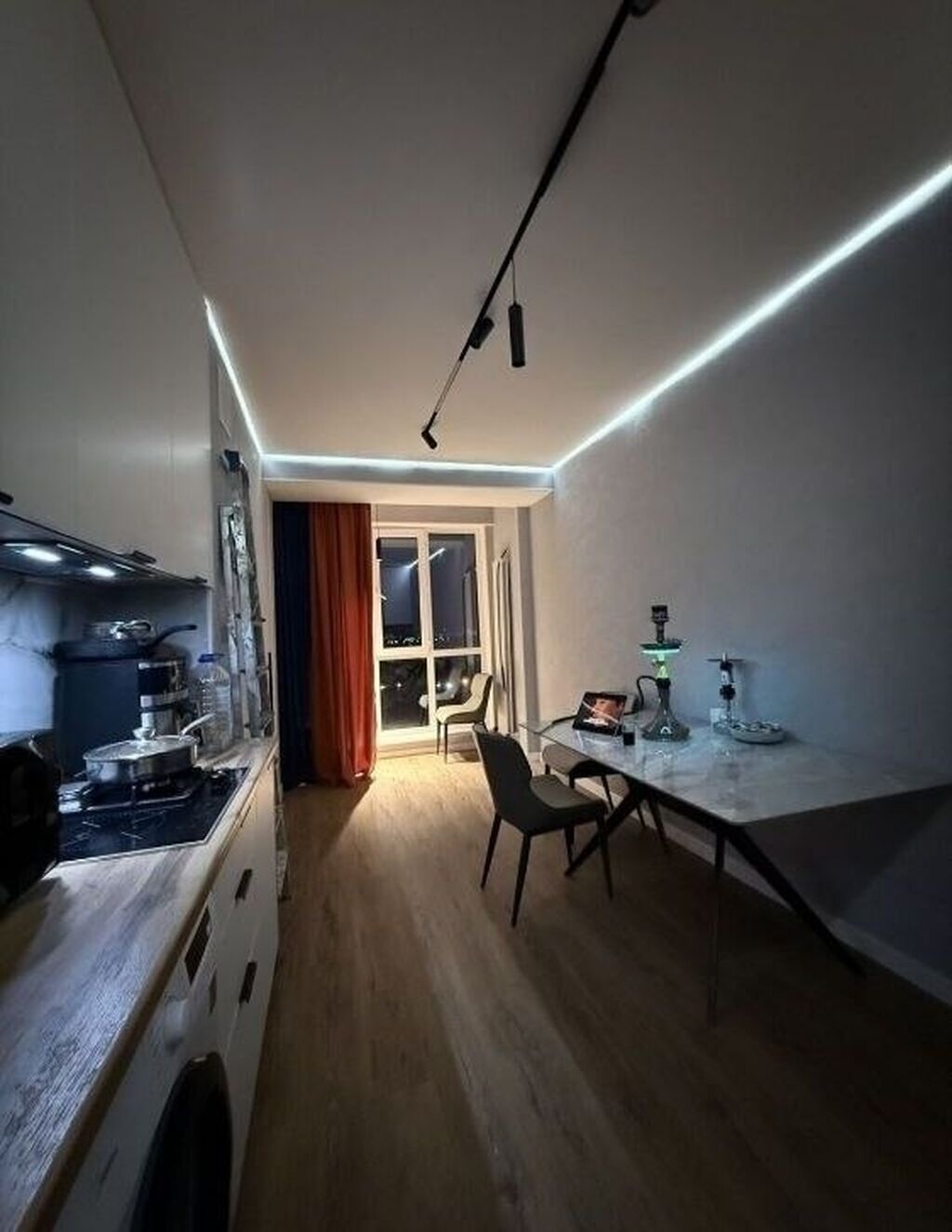 2 комнаты, 61 м², Кок-Жар мкр 9 этаж, Дизайнерский ремонт: фото 7