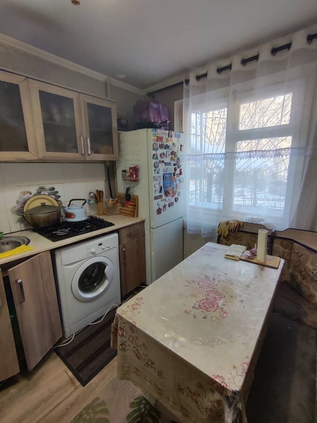 3 комнаты, 58 м², Центральная мечеть 104 серия, 1 этаж, Косметический ремонт: фото 7
