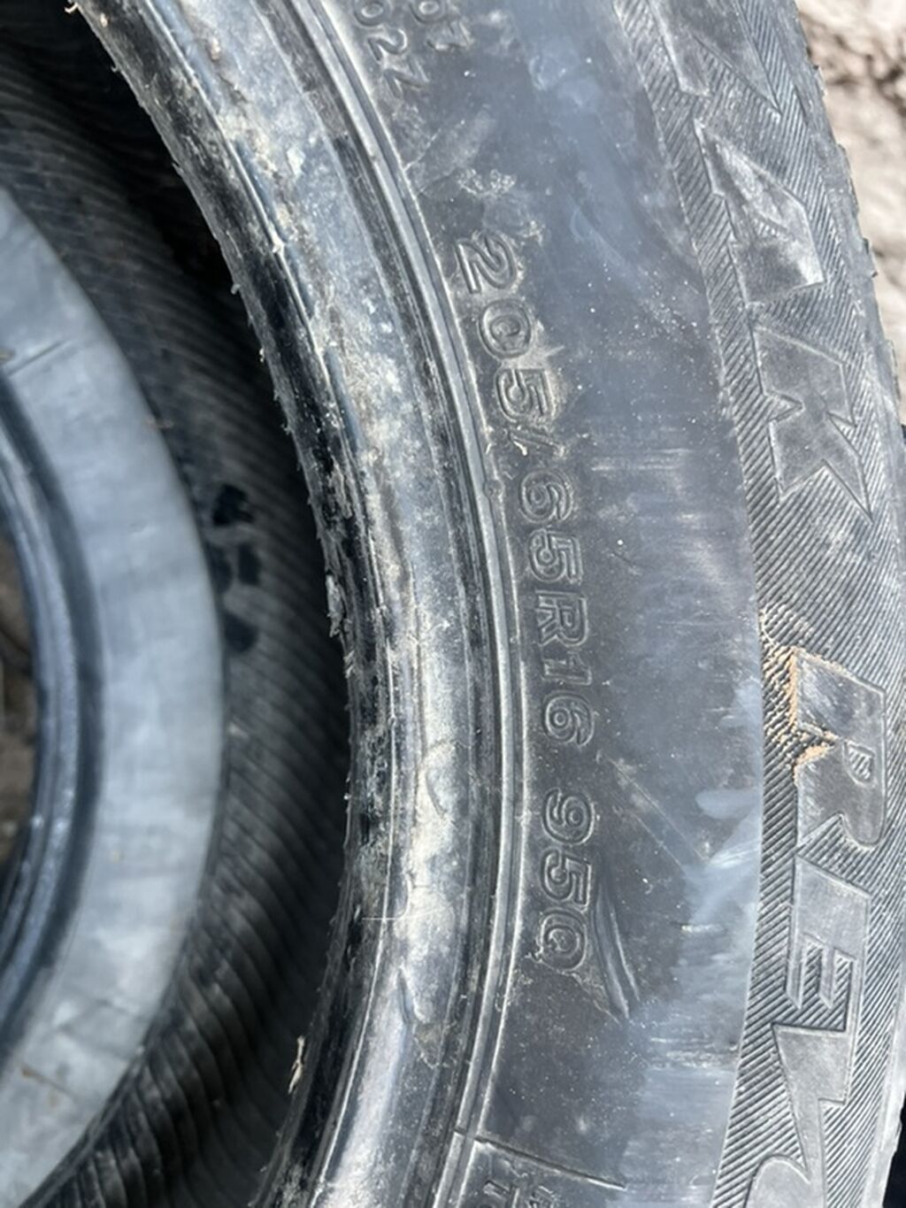 Зимние шины Bridgestone Blizzak 2 шт 2000 сом - Размер: 205/65 R16 -: фото 3