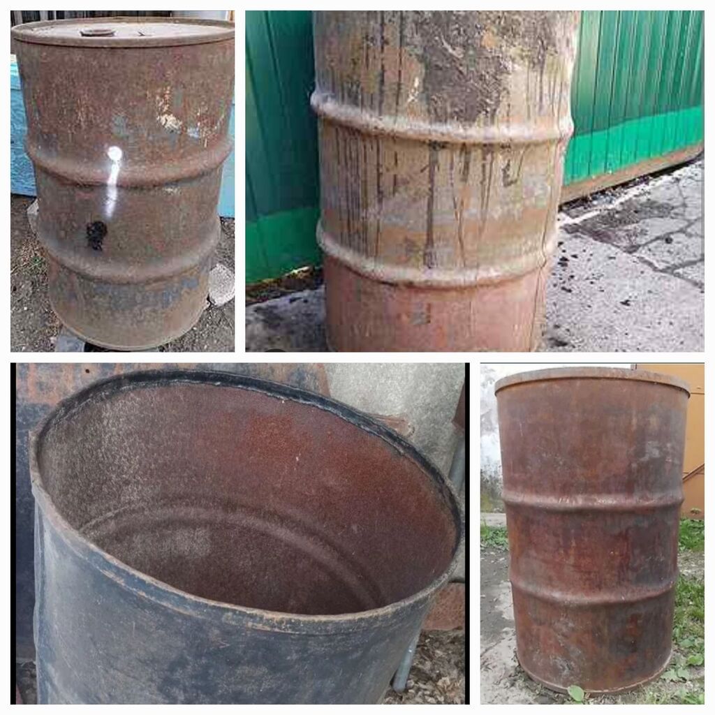 Продаю Бочки 200л железные толстостенные советские | 2500 KGS | Баки и ...
