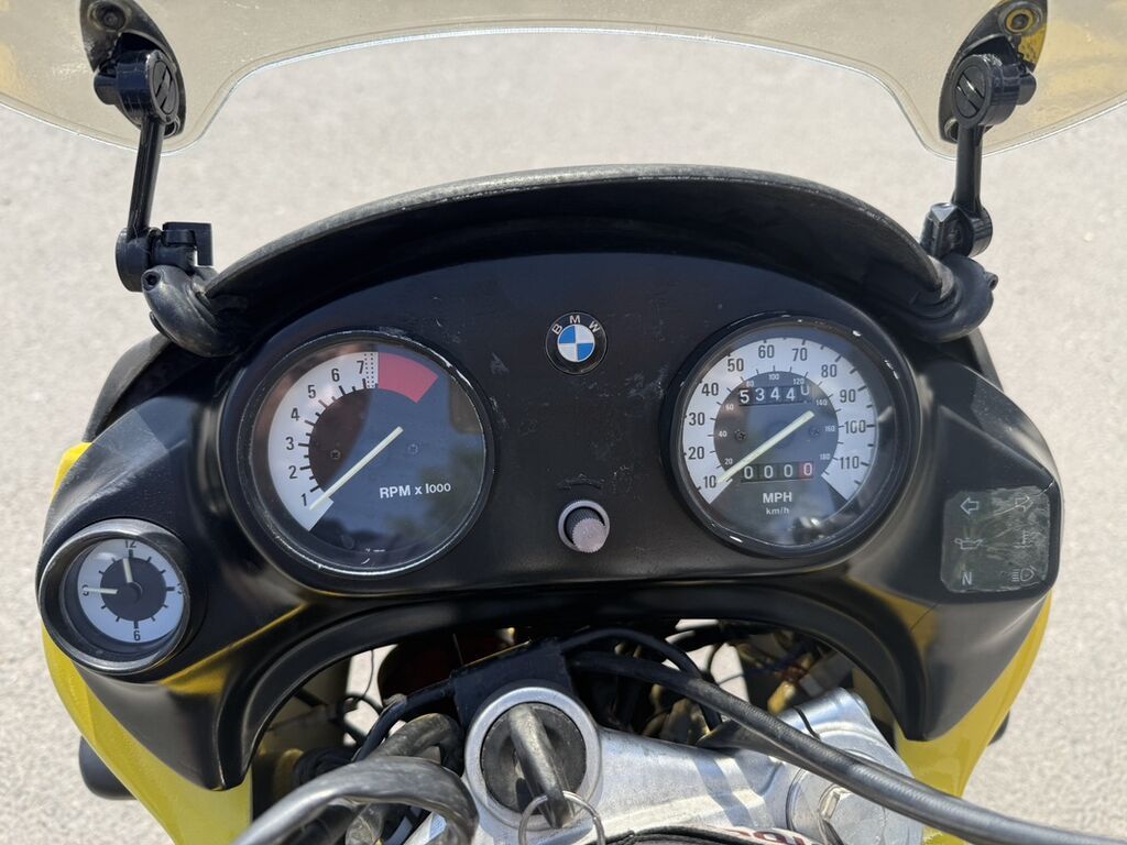 BMW F650 Funduro, жёлтый туристический эндуро. Состояние хорошое сел: фото 6