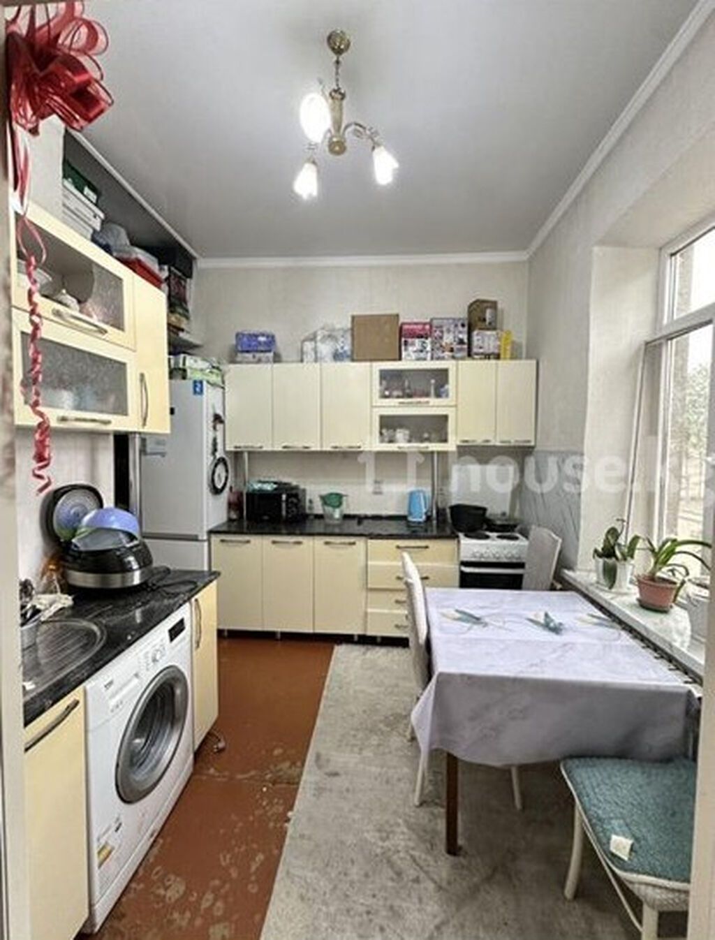 1 комната, 29 м², Пишпек Хрущевка, 2 этаж, Евроремонт: фото 2