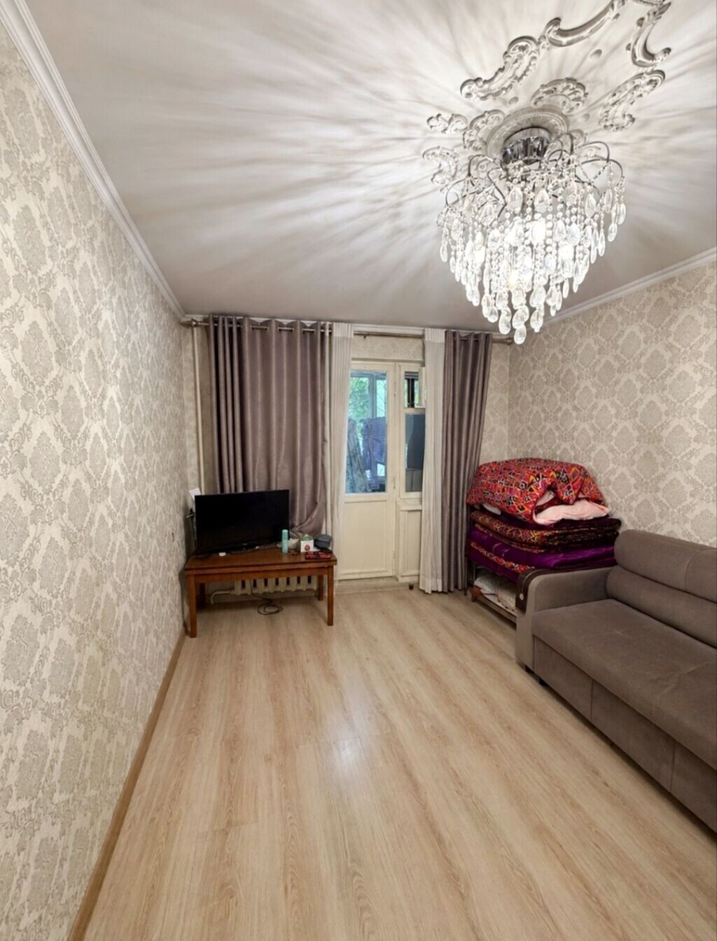 2 комнаты, 44 м², Дордой Плаза ТРЦ 104 серия, 2 этаж, Косметический ремонт: фото 2