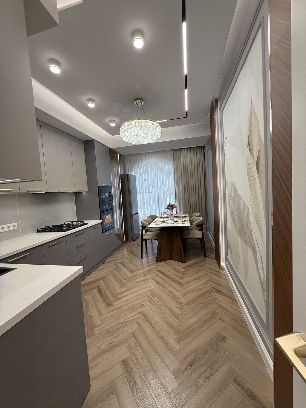 3 комнаты, 96 м², Асанбай мкр Элитка, 10 этаж, Дизайнерский ремонт: фото 8