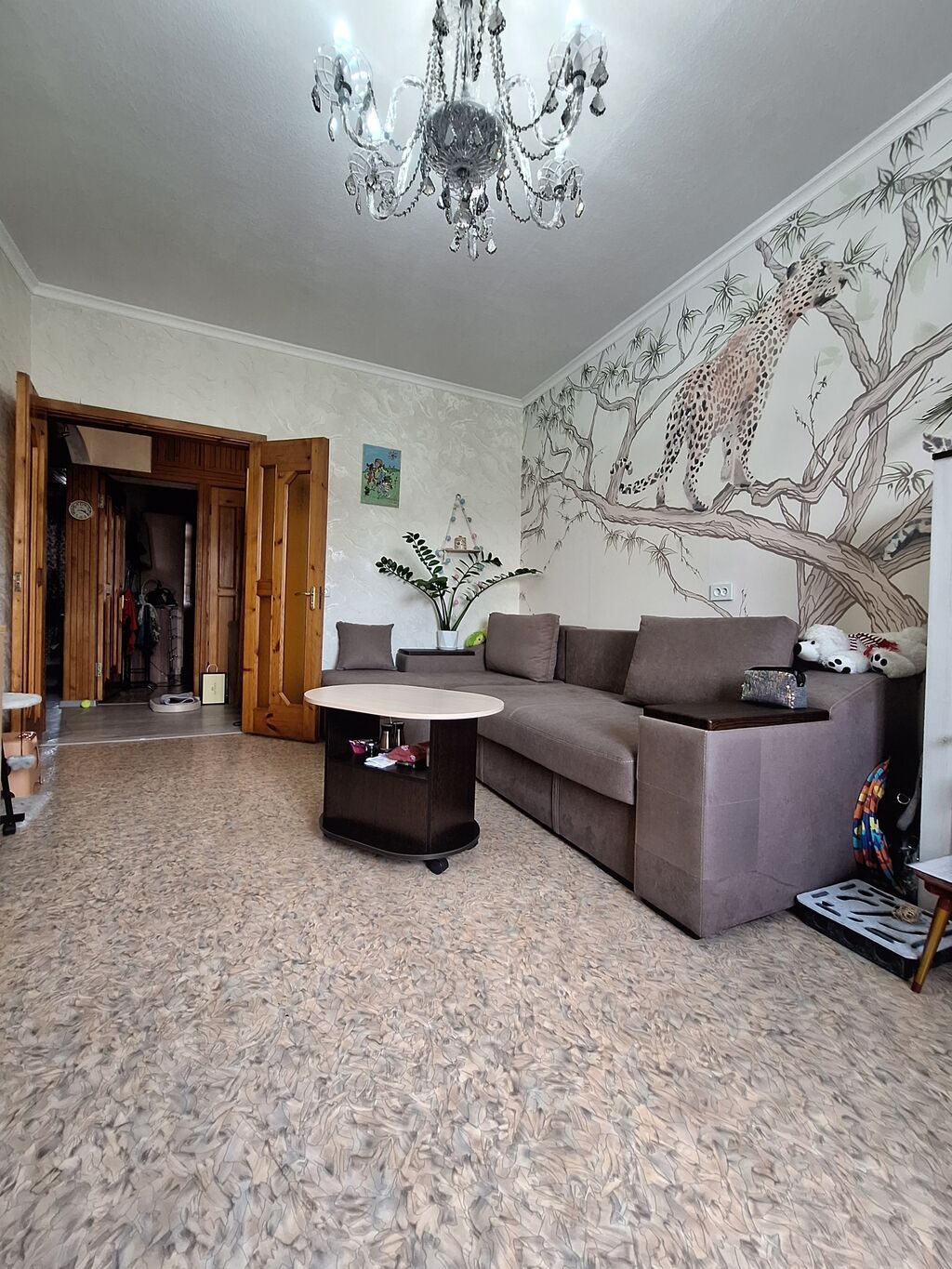 2 комнаты, 48 м², Дордой Плаза ТРЦ 105 серия, 5 этаж, Косметический ремонт: фото 2