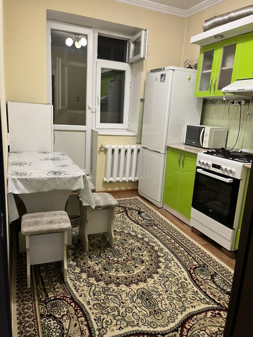 2 комнаты, Кызыл Аскер Без животных, от 1 года, С мебелью полностью: фото 5