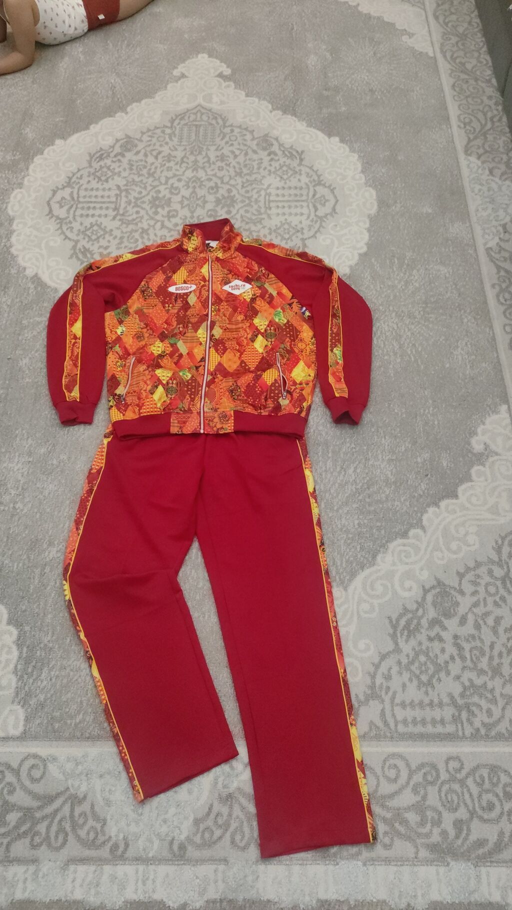 Мужской спортивный костюм, 4XL, Bosco, Новый, цвет - Красный — фото 3