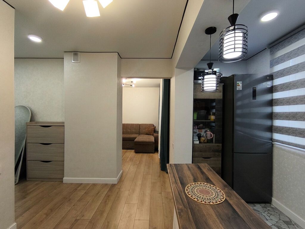 1 комната, 38 м², Аламедин-1 мкр 105 серия, 1 этаж, Евроремонт: фото 6