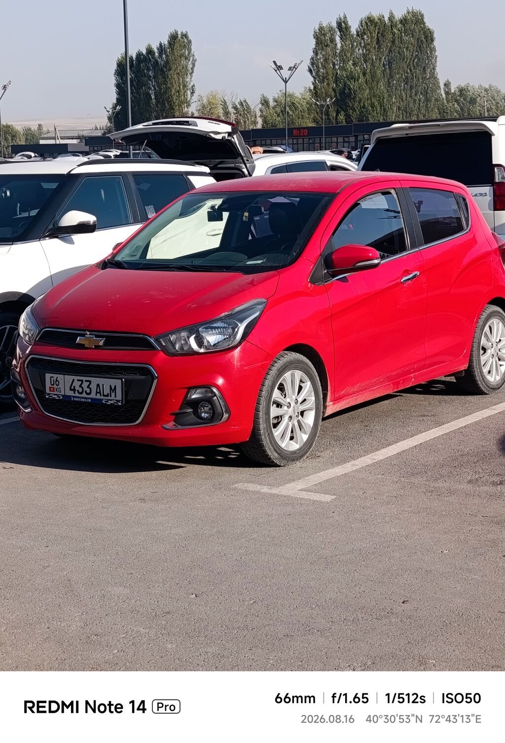 Chevrolet Spark: 2018 г., 0.1 л, Вариатор, Бензин, Хэтчбэк: фото 1