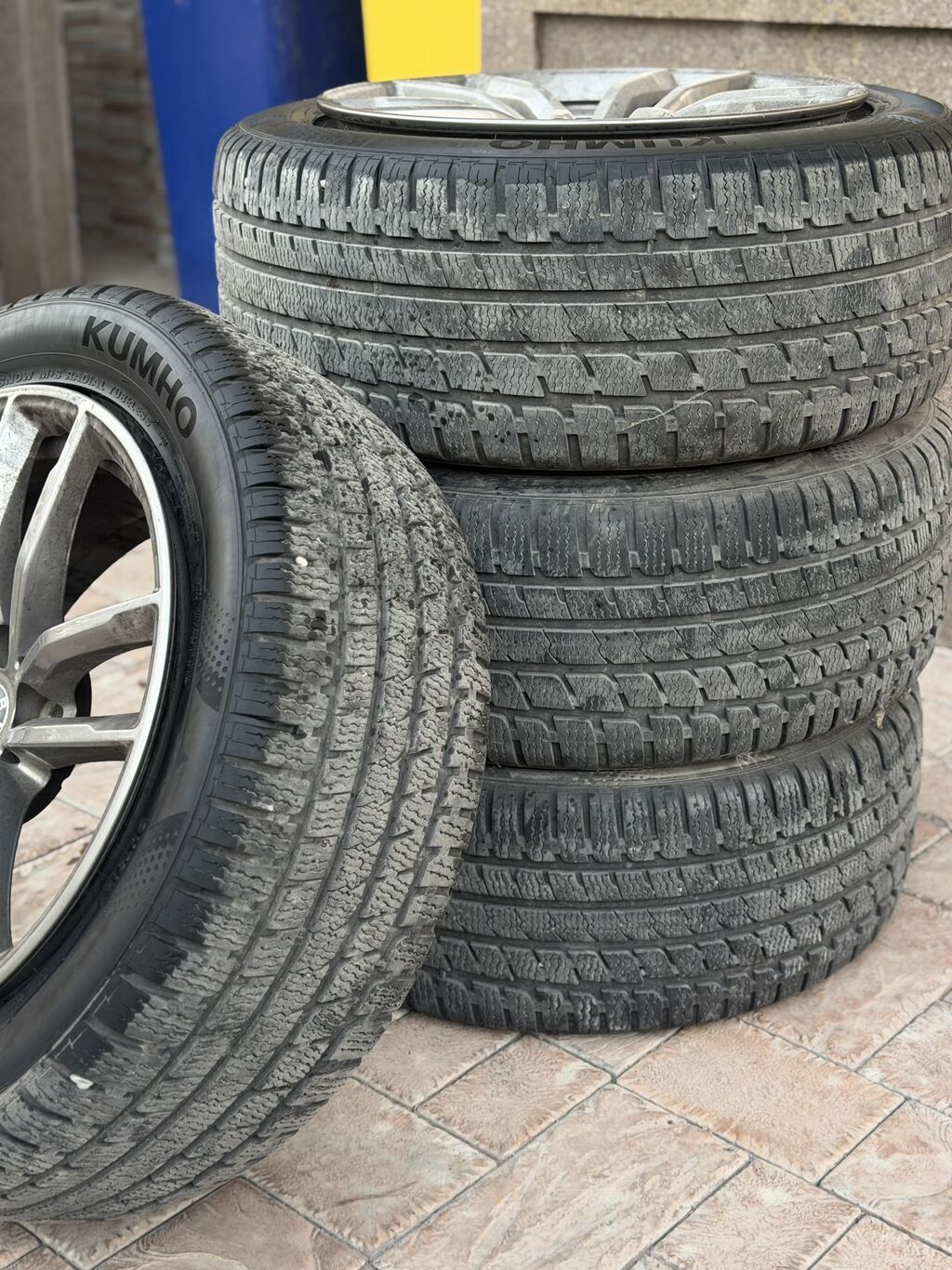 Колеса в сборе 245 / 50 / R 18, Зима, Б/у, Комплект, Легковые, Литые: фото 2