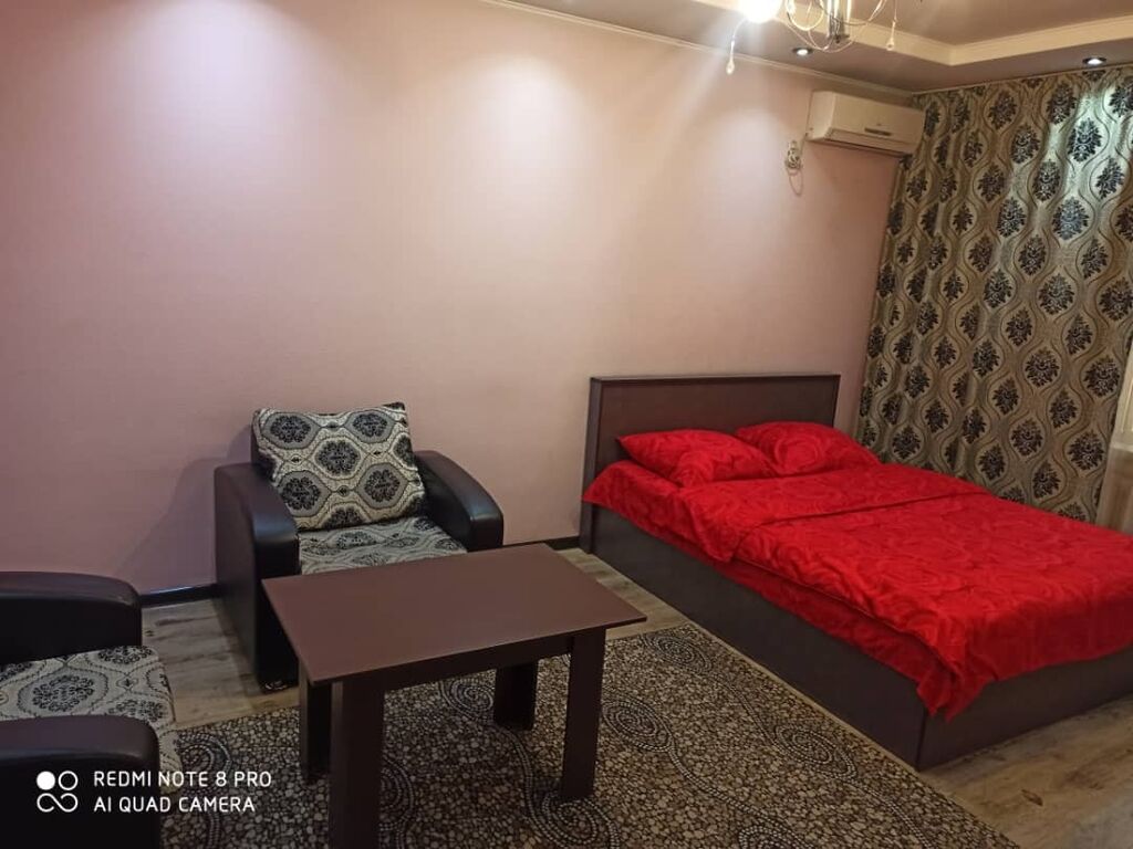 1 комната, Бишкек Парк ТРЦ, Душевая кабина, Постельное белье, Кондиционер, фото 1