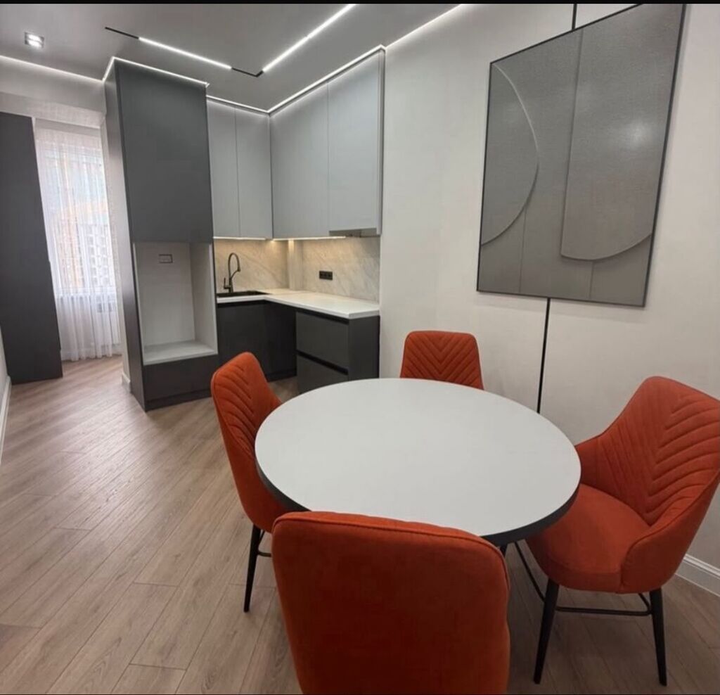 2 комнаты, 56 м², Асанбай мкр Элитка, 5 этаж, Дизайнерский ремонт: фото 3