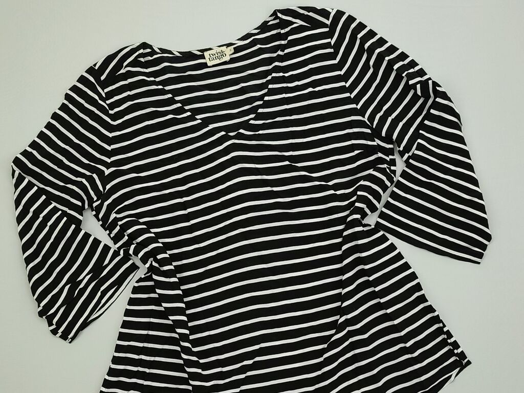 Bluzki: Bluza S (EU 36), stan - Idealny, wzór - Linia, kolor - Czarny — 1